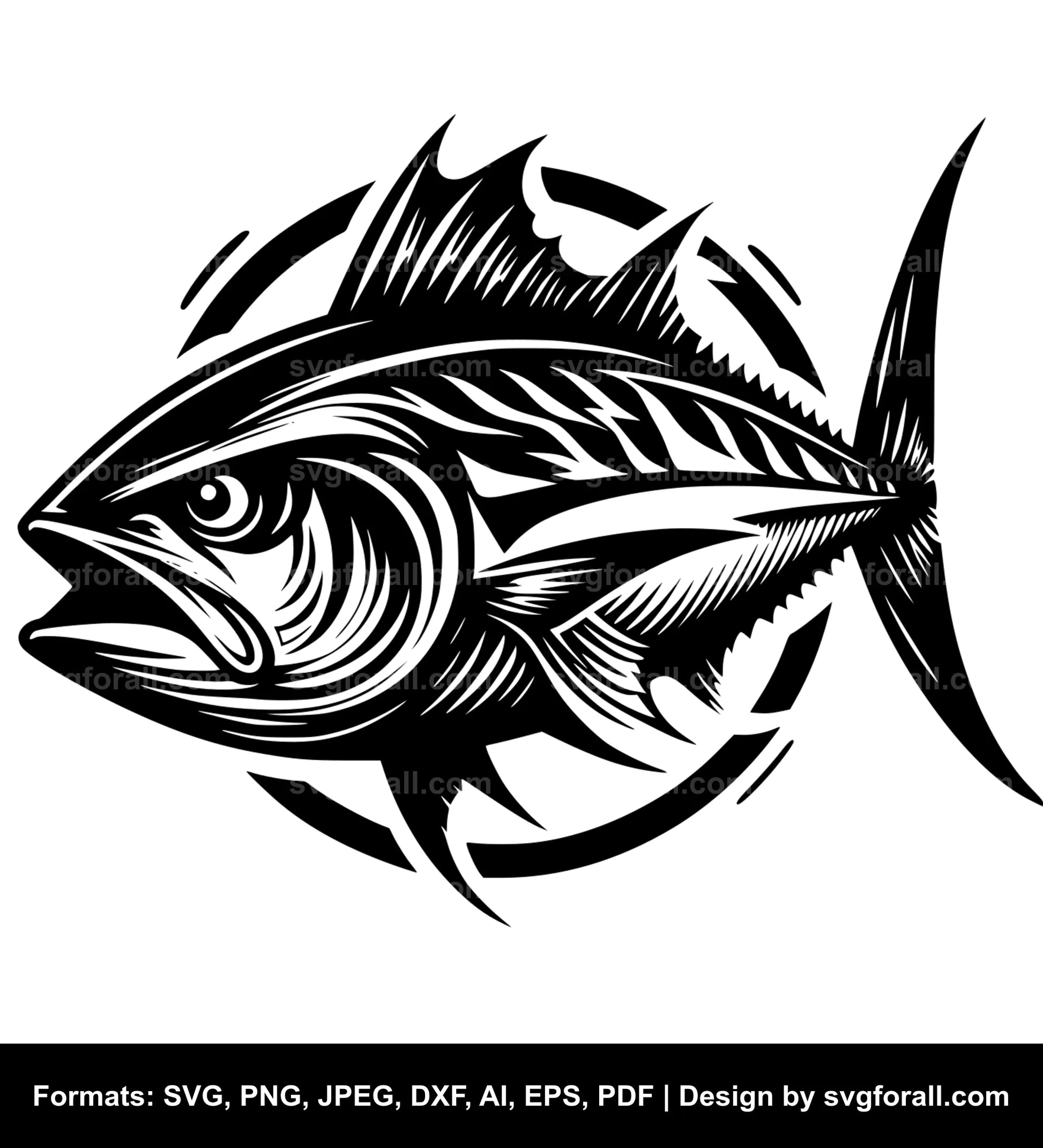 Tuna SVG Clipart