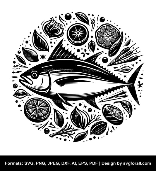 Tuna SVG Vector