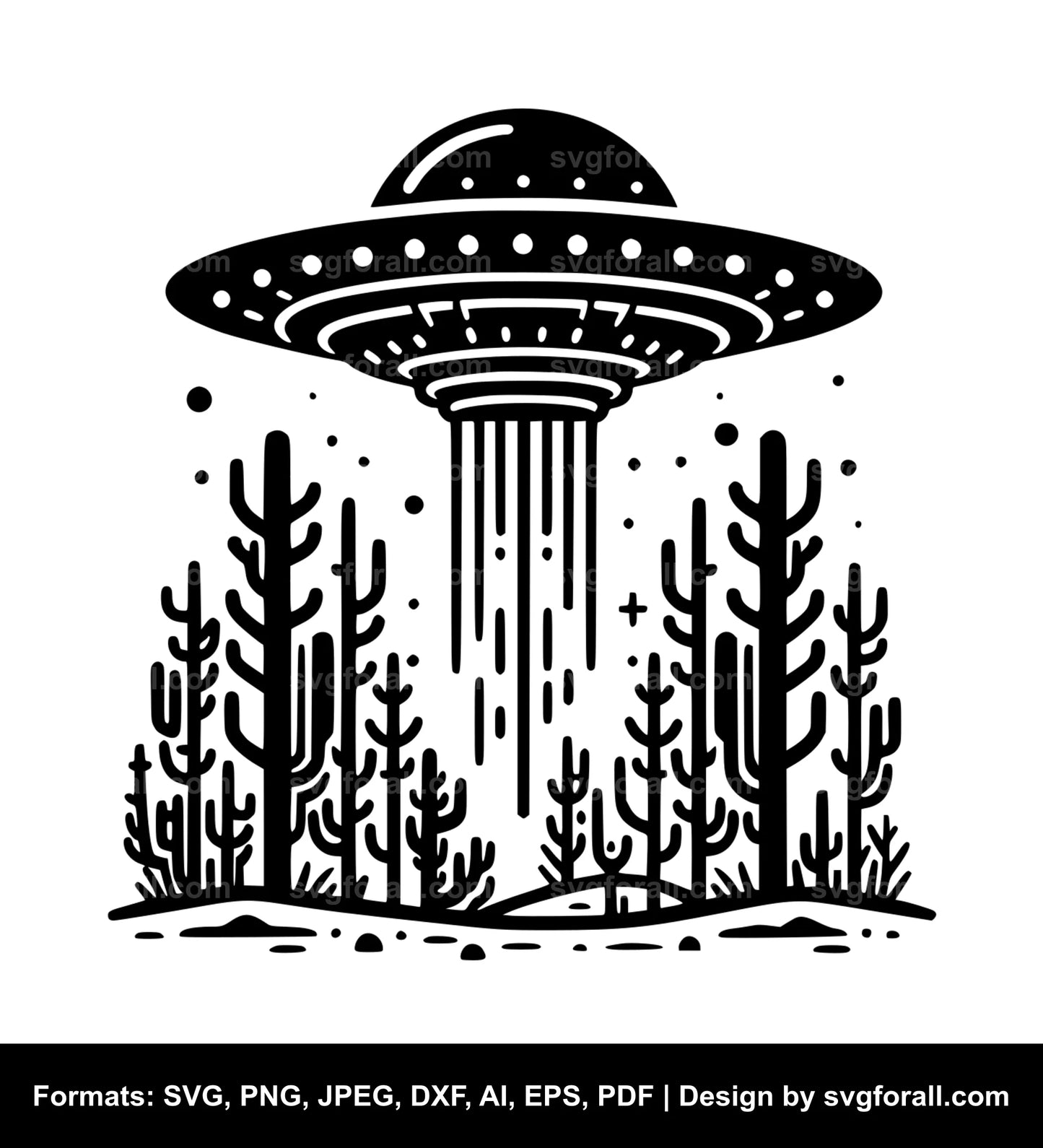 Ufo Black SVG