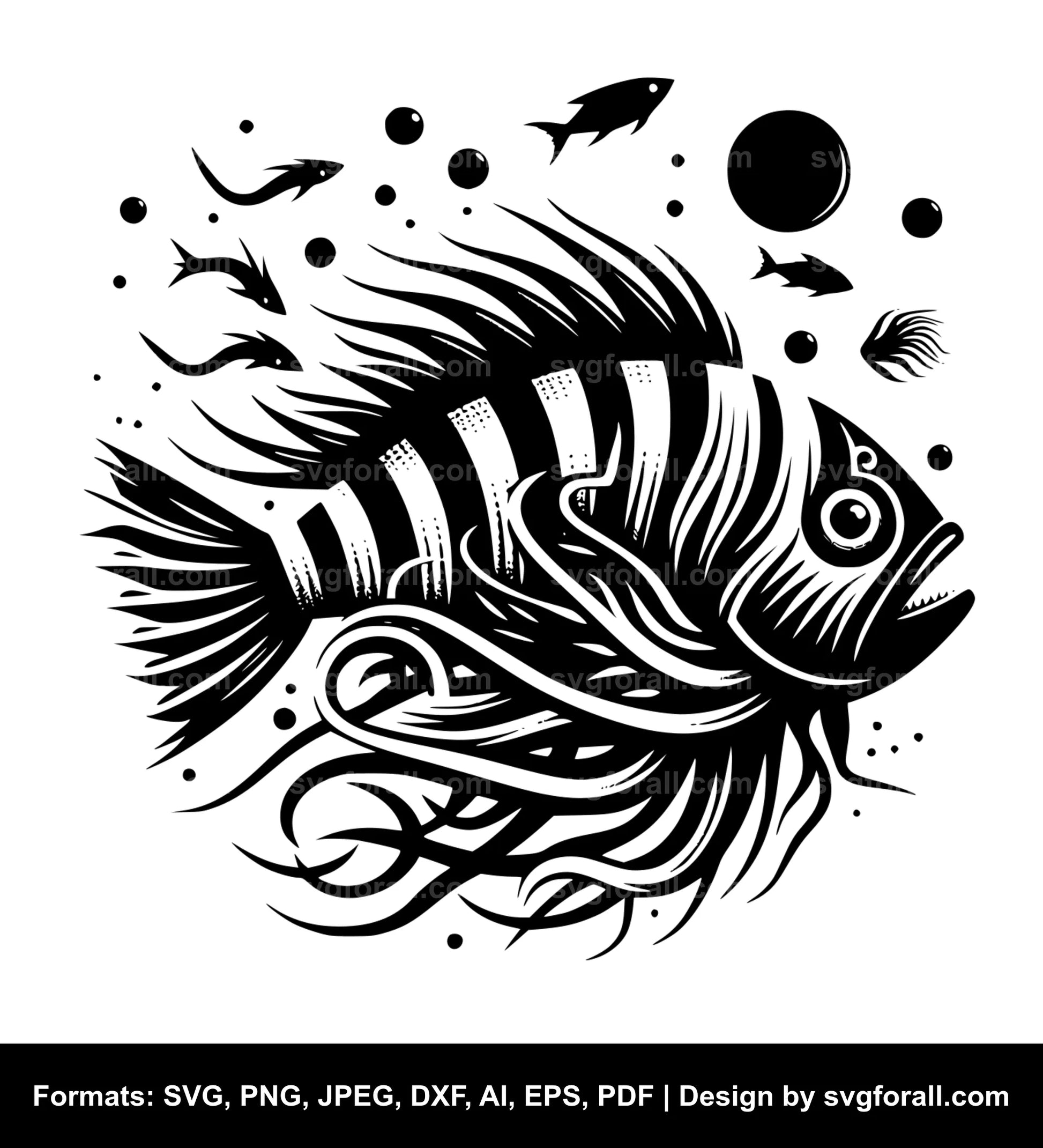 Underwater Fish SVG PNG