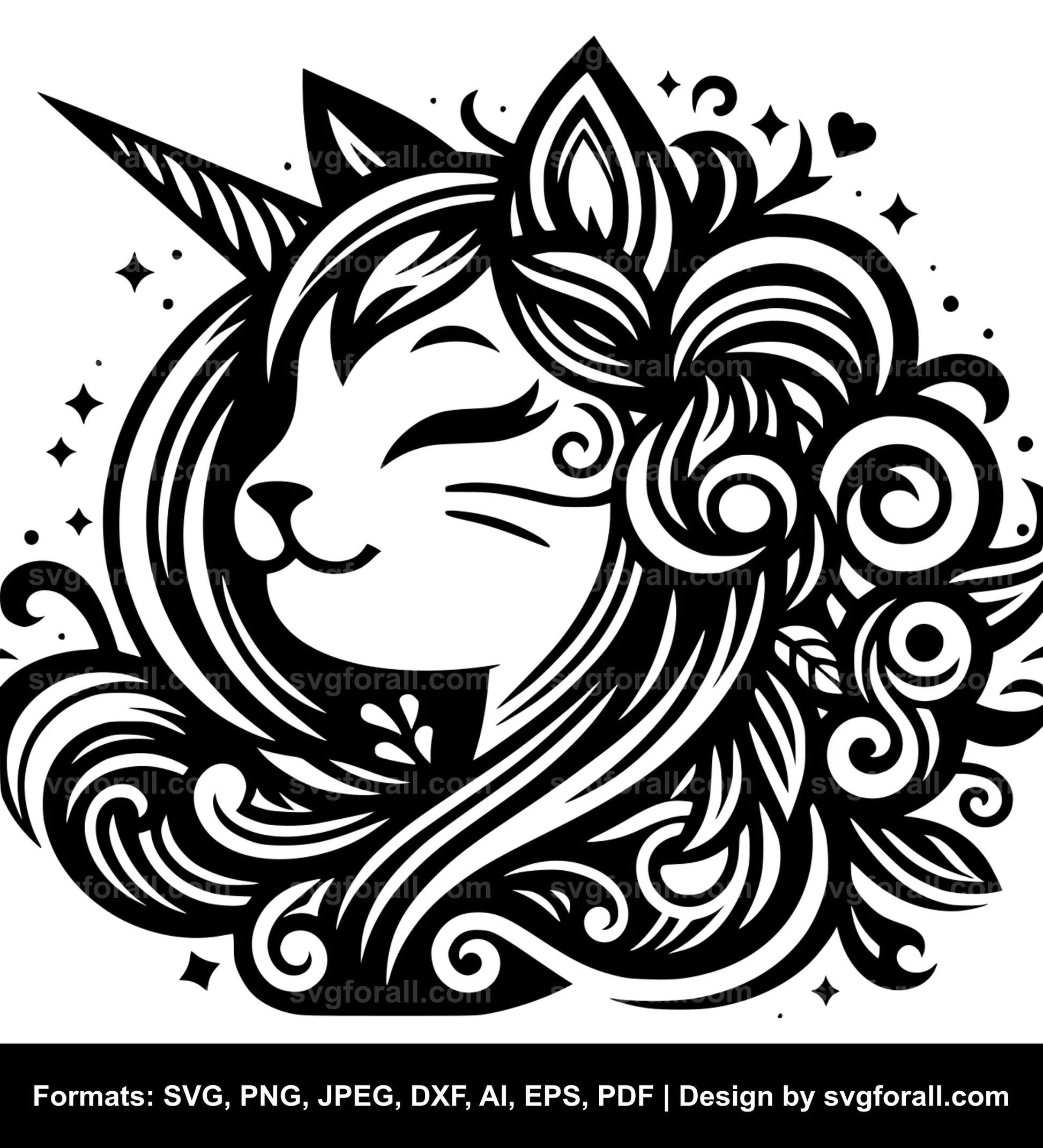 Unicorn Cat SVG