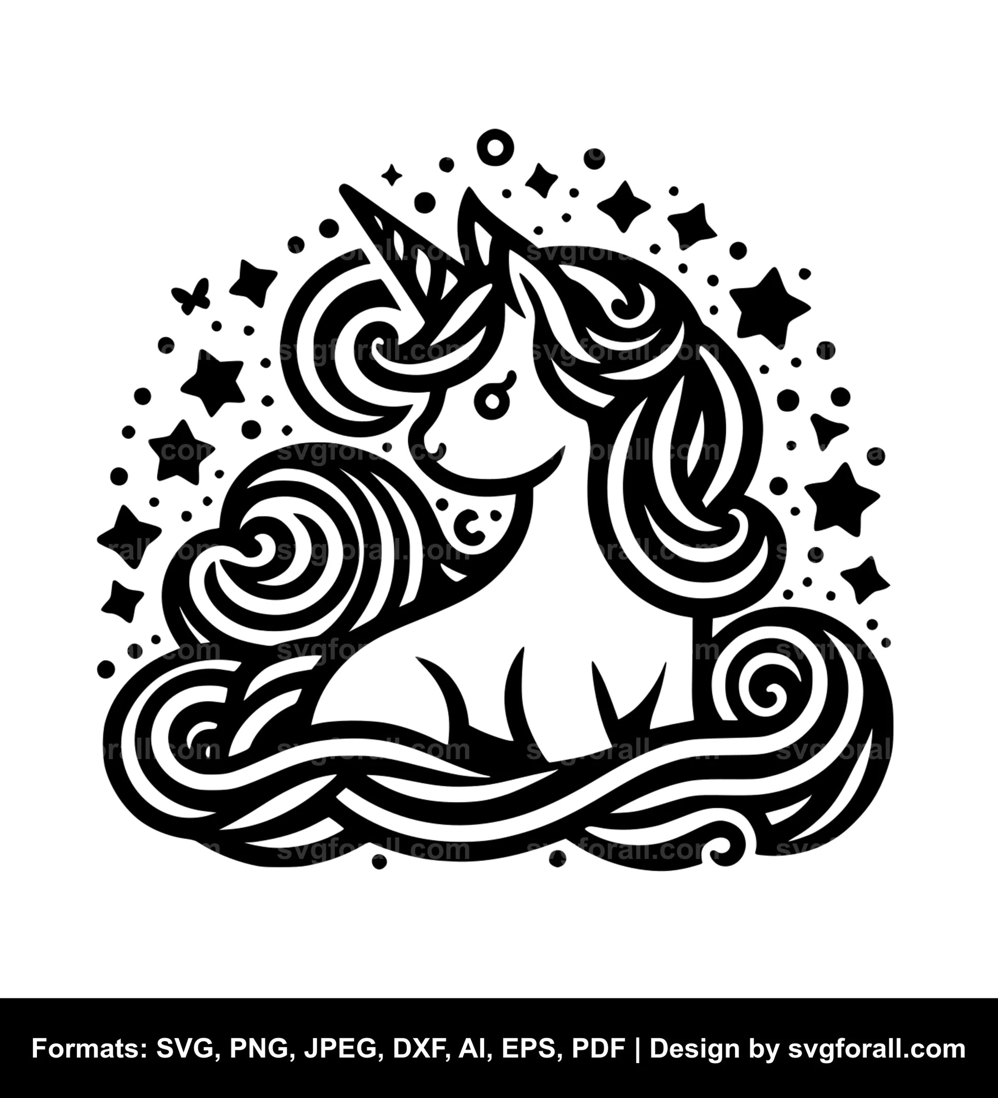 Unicorn Cat SVG PNG