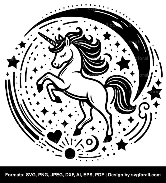 Unicorn Clipart SVG