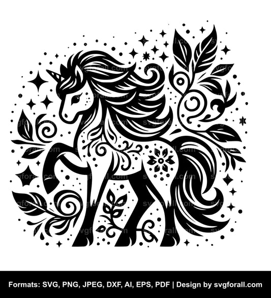 Unicorn SVG File