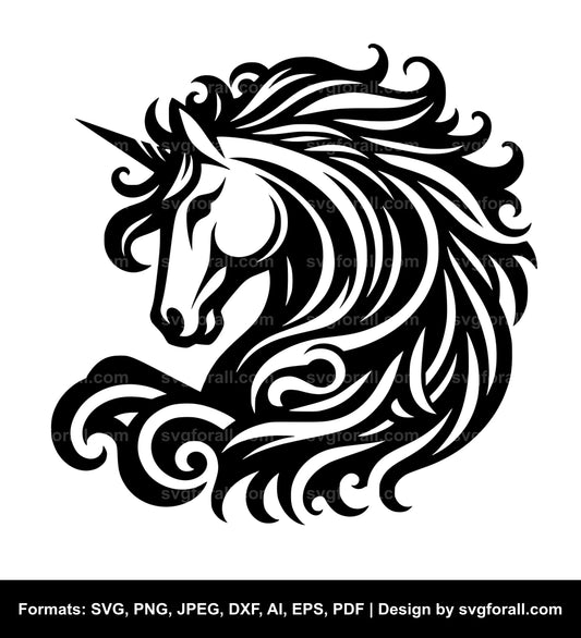 Unicorn SVG Vector