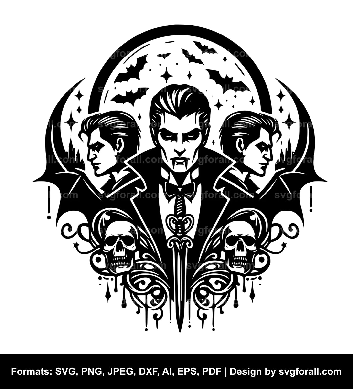 Vampire Vector SVG