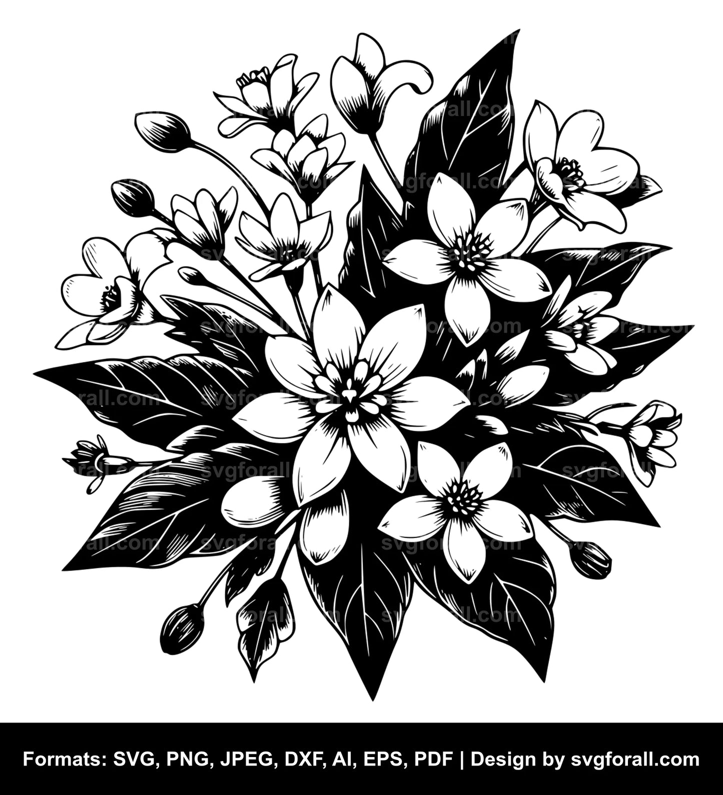 Vanilla Flower SVG