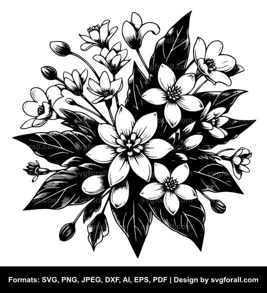 Vanilla Flower SVG