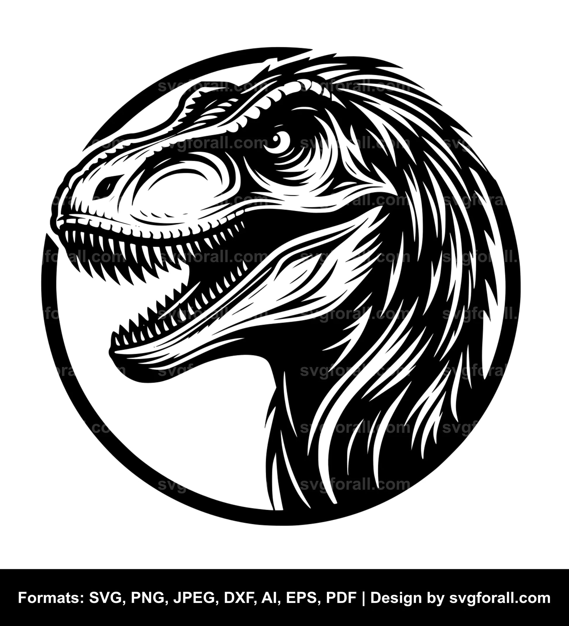 Velociraptor Clipart SVG