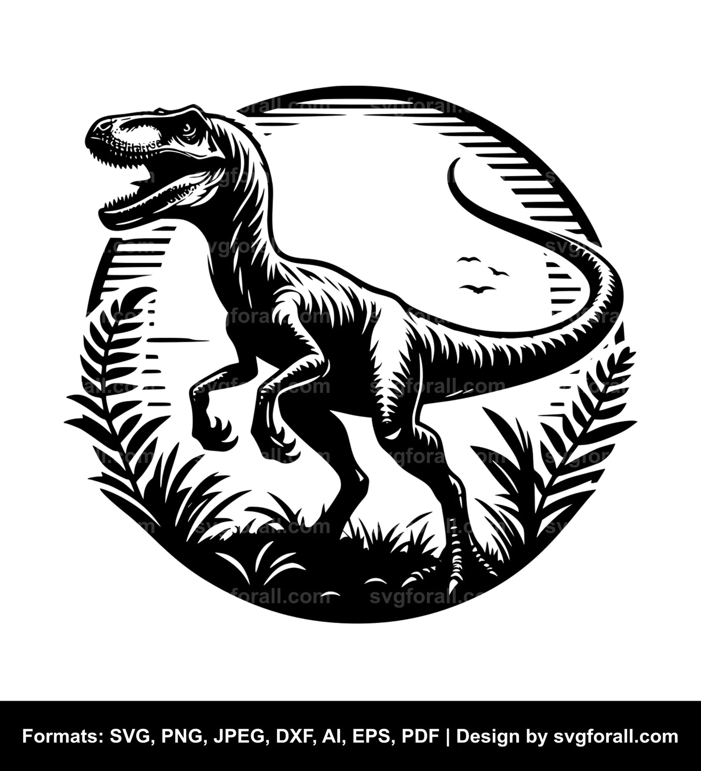 Velociraptor Cricut SVG