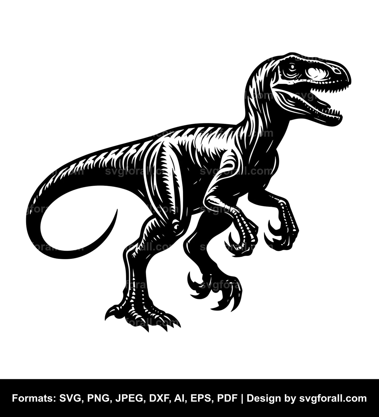 Velociraptor SVG Clipart