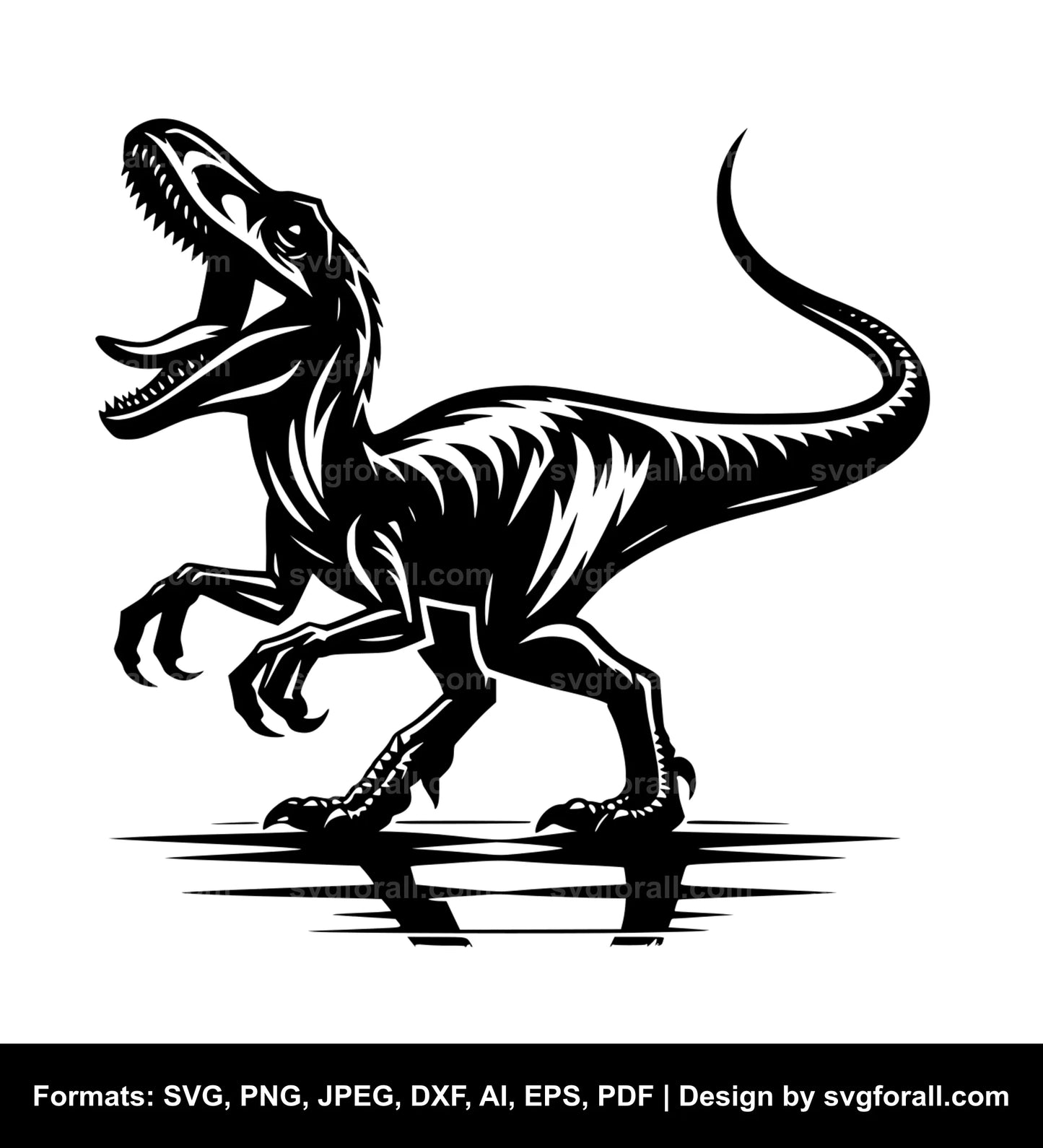 Velociraptor SVG File