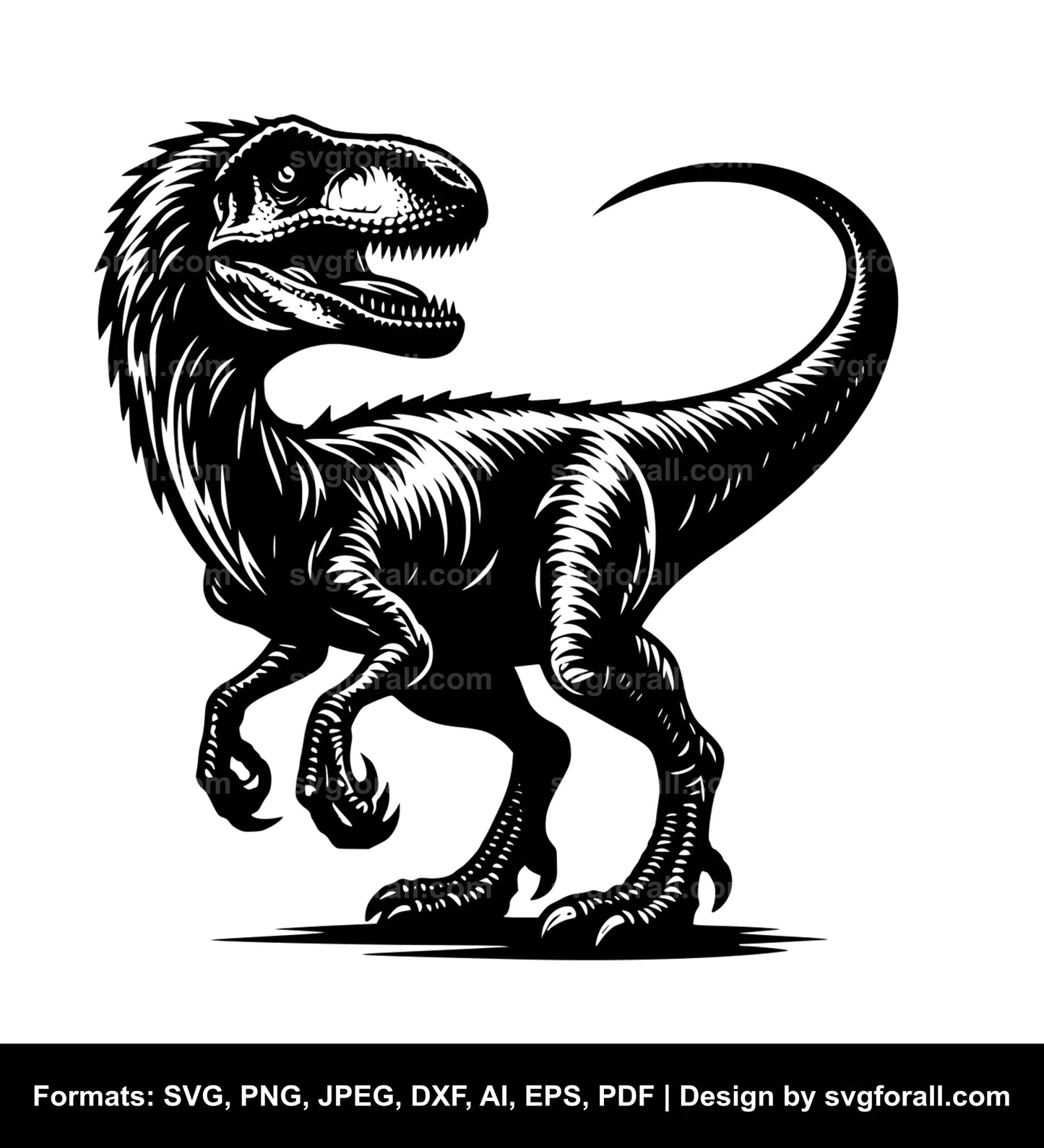 Velociraptor Vector SVG