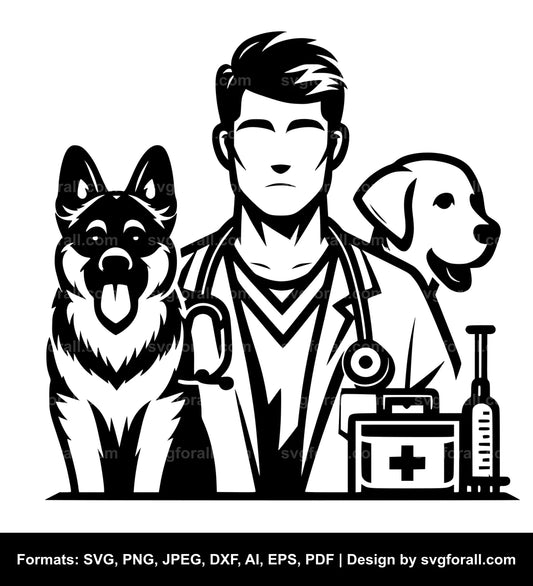 Veterinarian SVG Vector