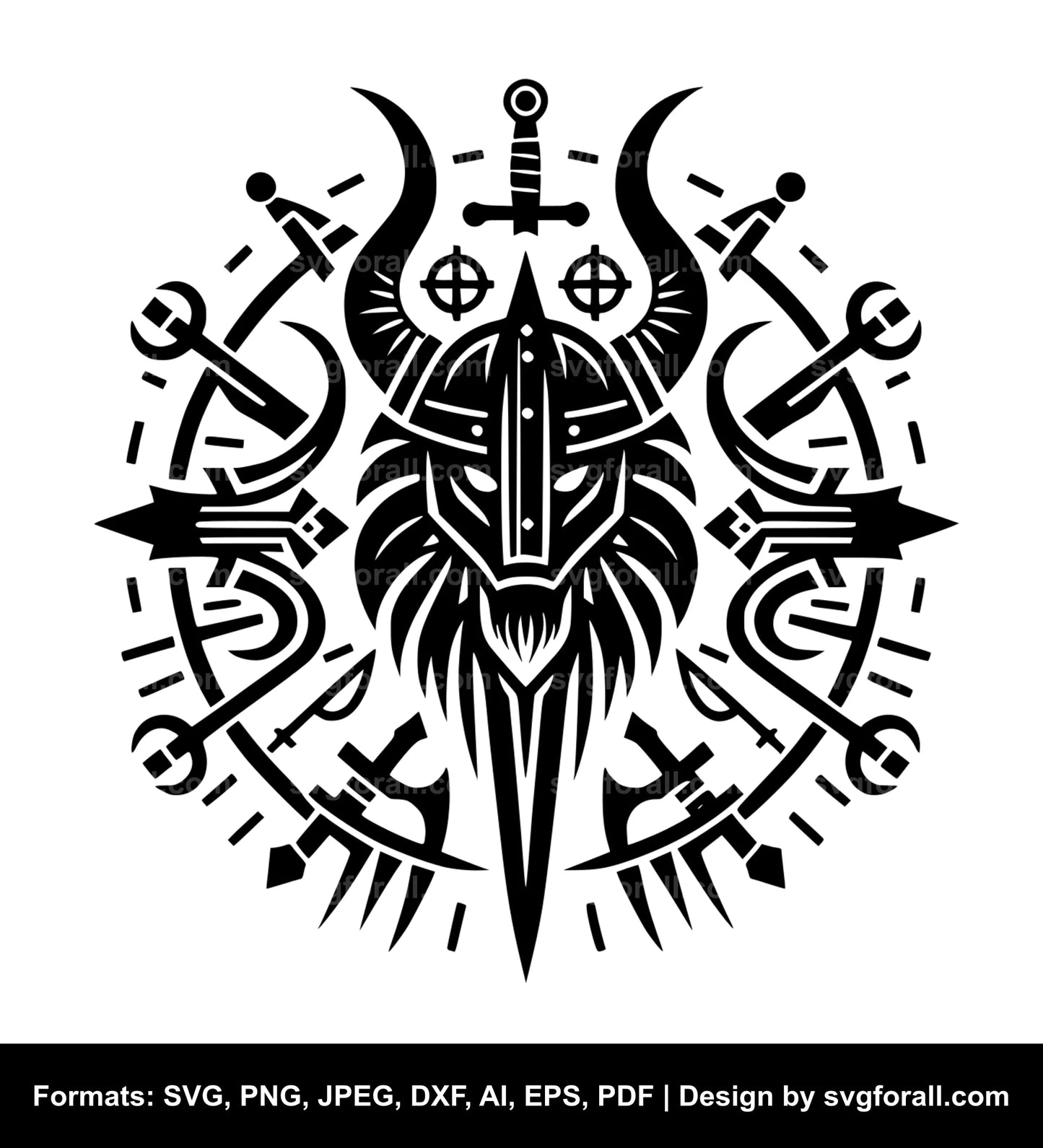 Viking Black SVG