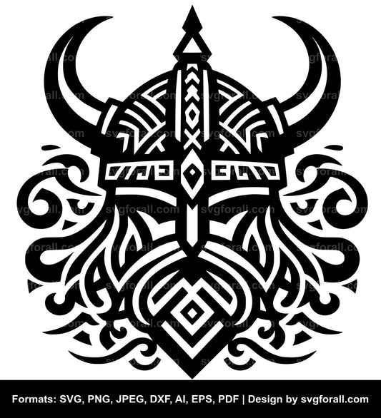 Viking Hat Cricut SVG