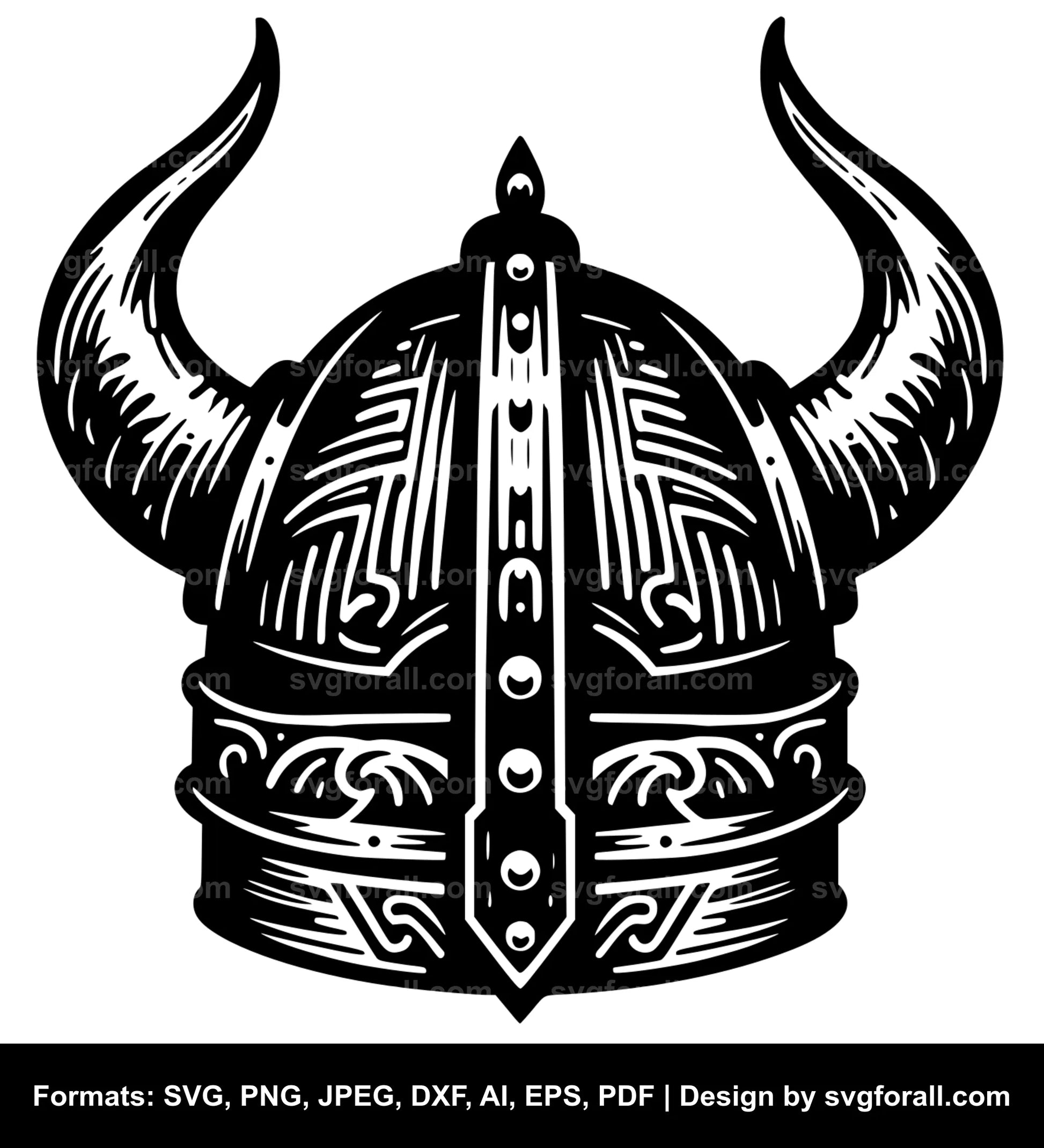 Viking Hat SVG Design