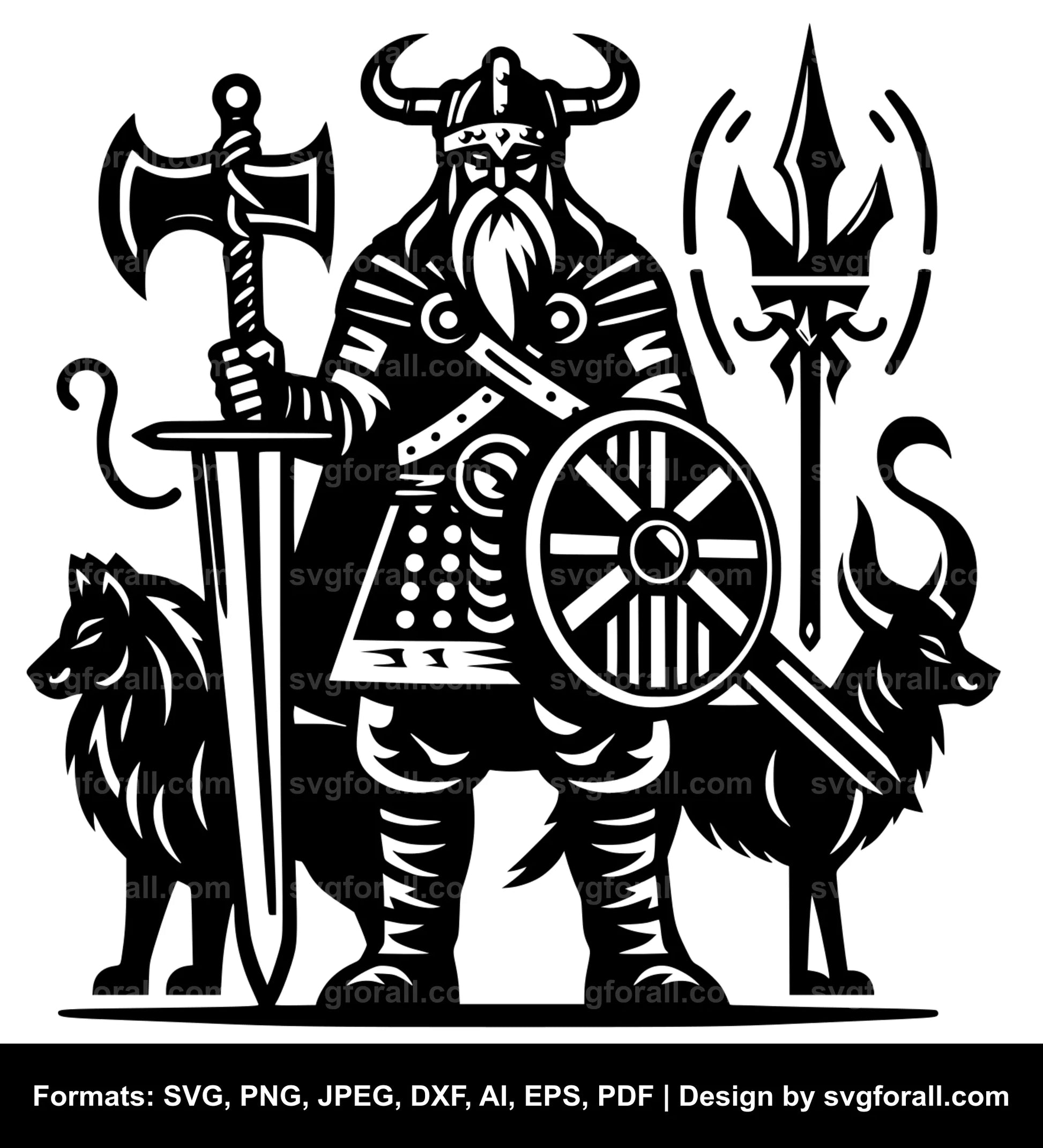 Viking SVG Vector