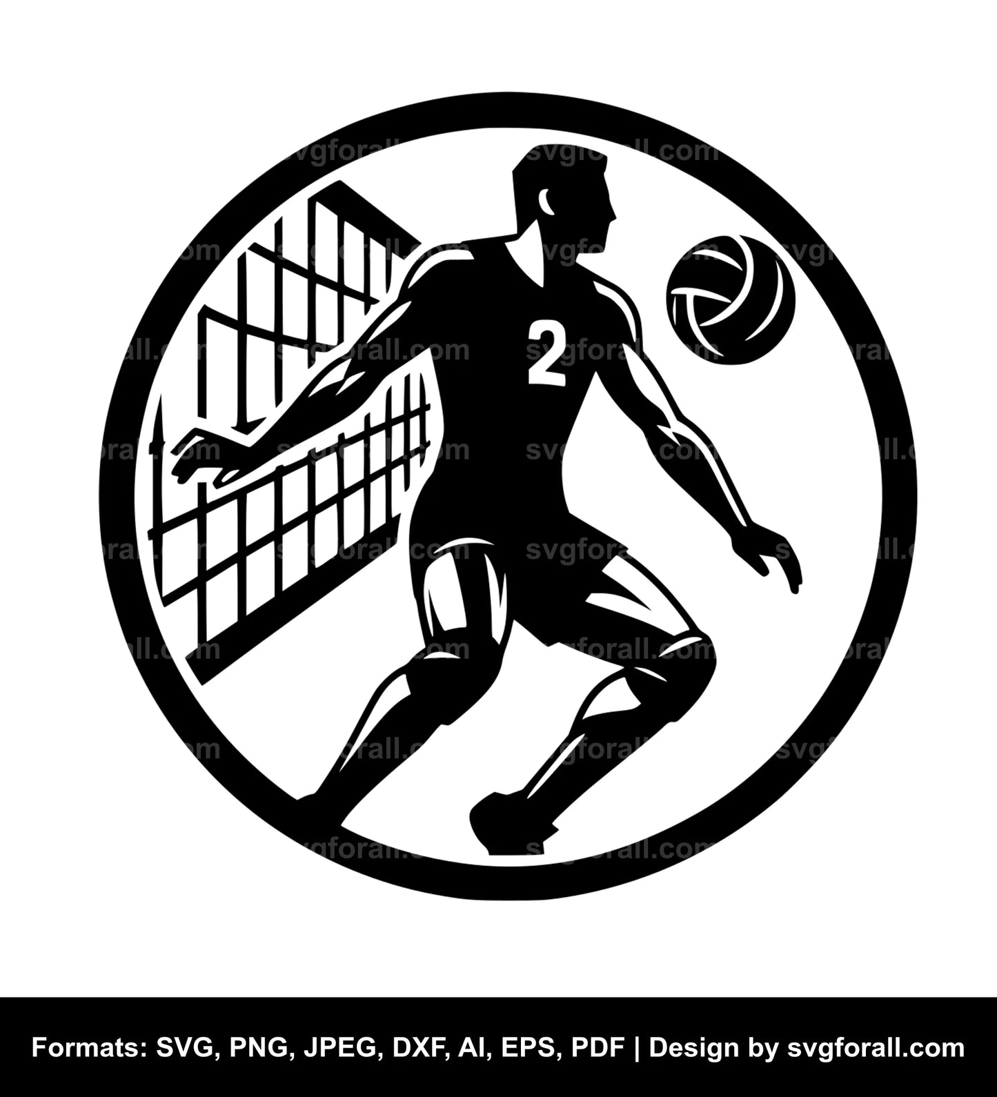 Volleyball SVG PNG