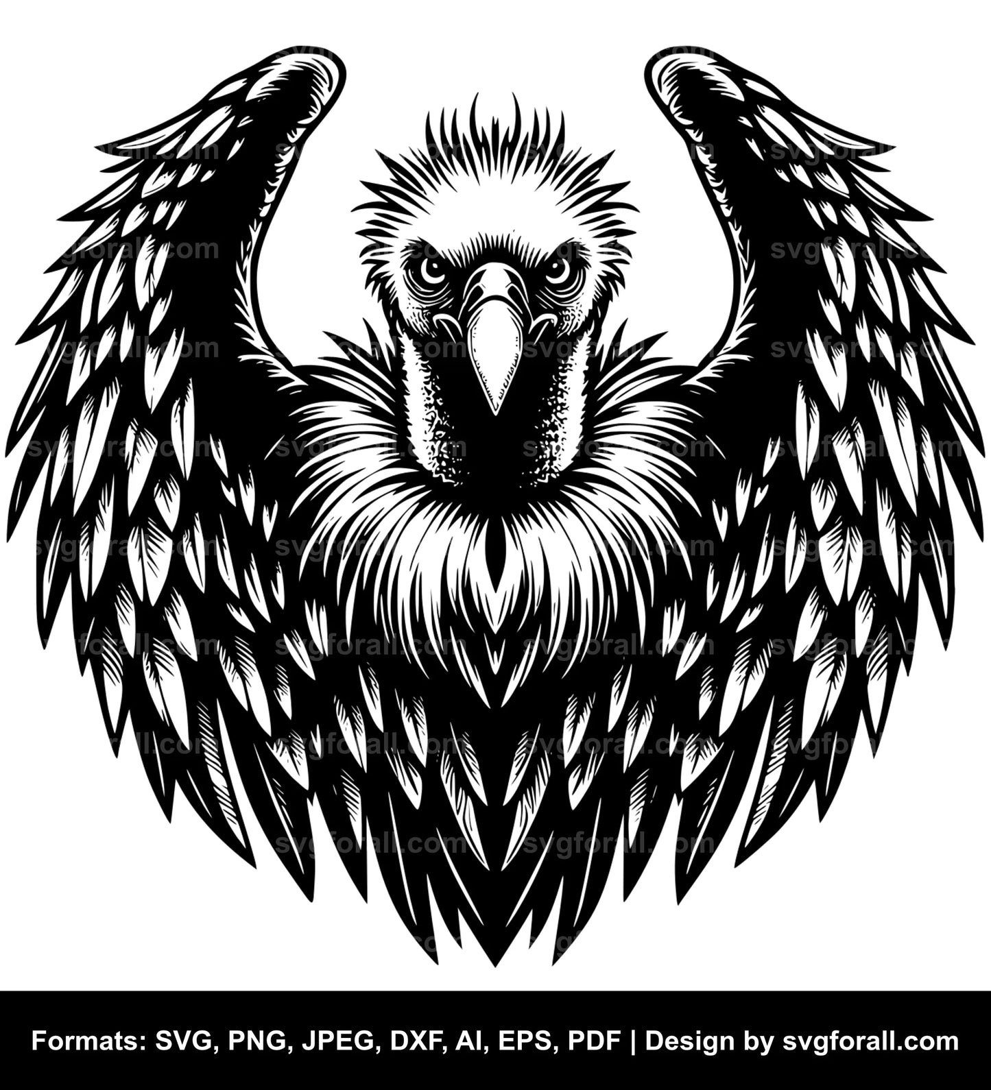 Vulture Bird SVG PNG