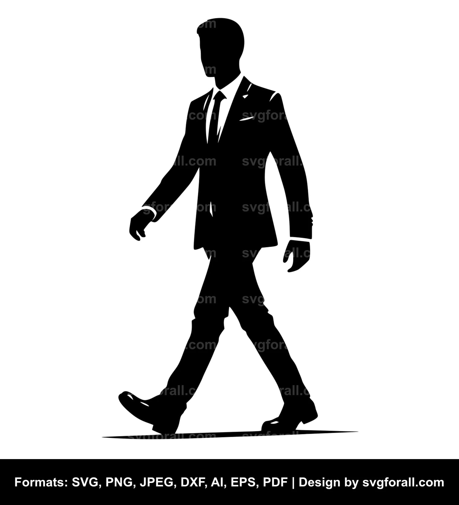 Walking Man SVG Design