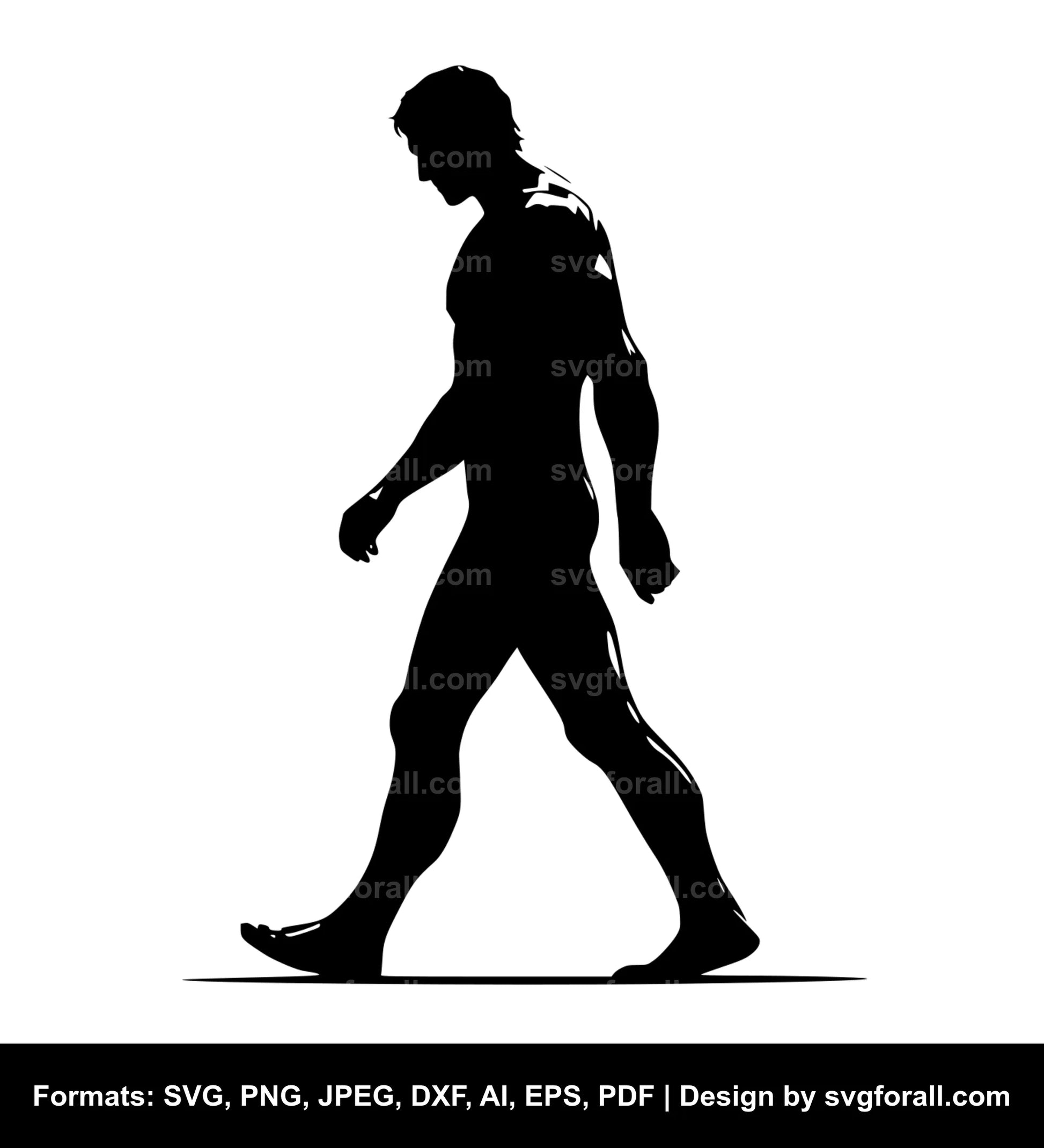 Walking Man SVG PNG