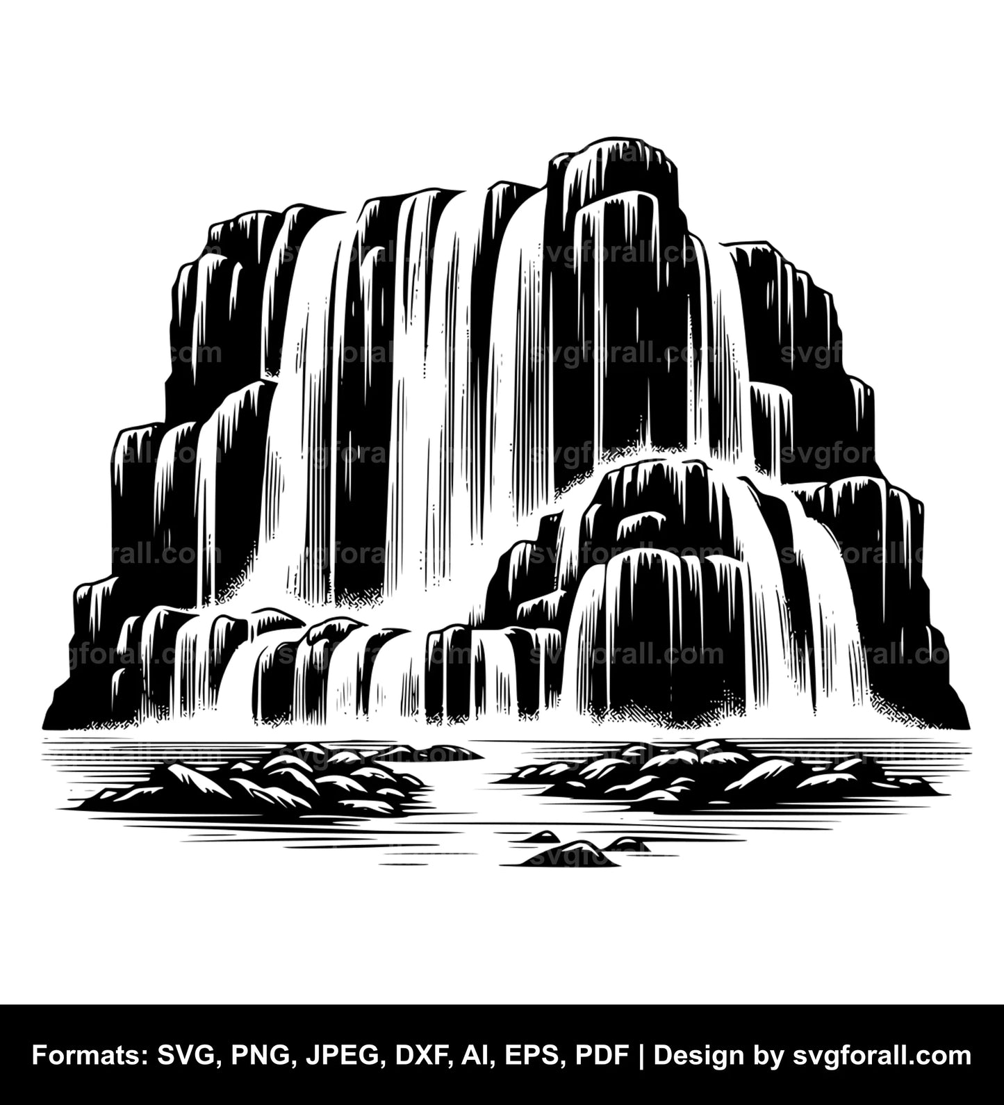 Waterfall SVG