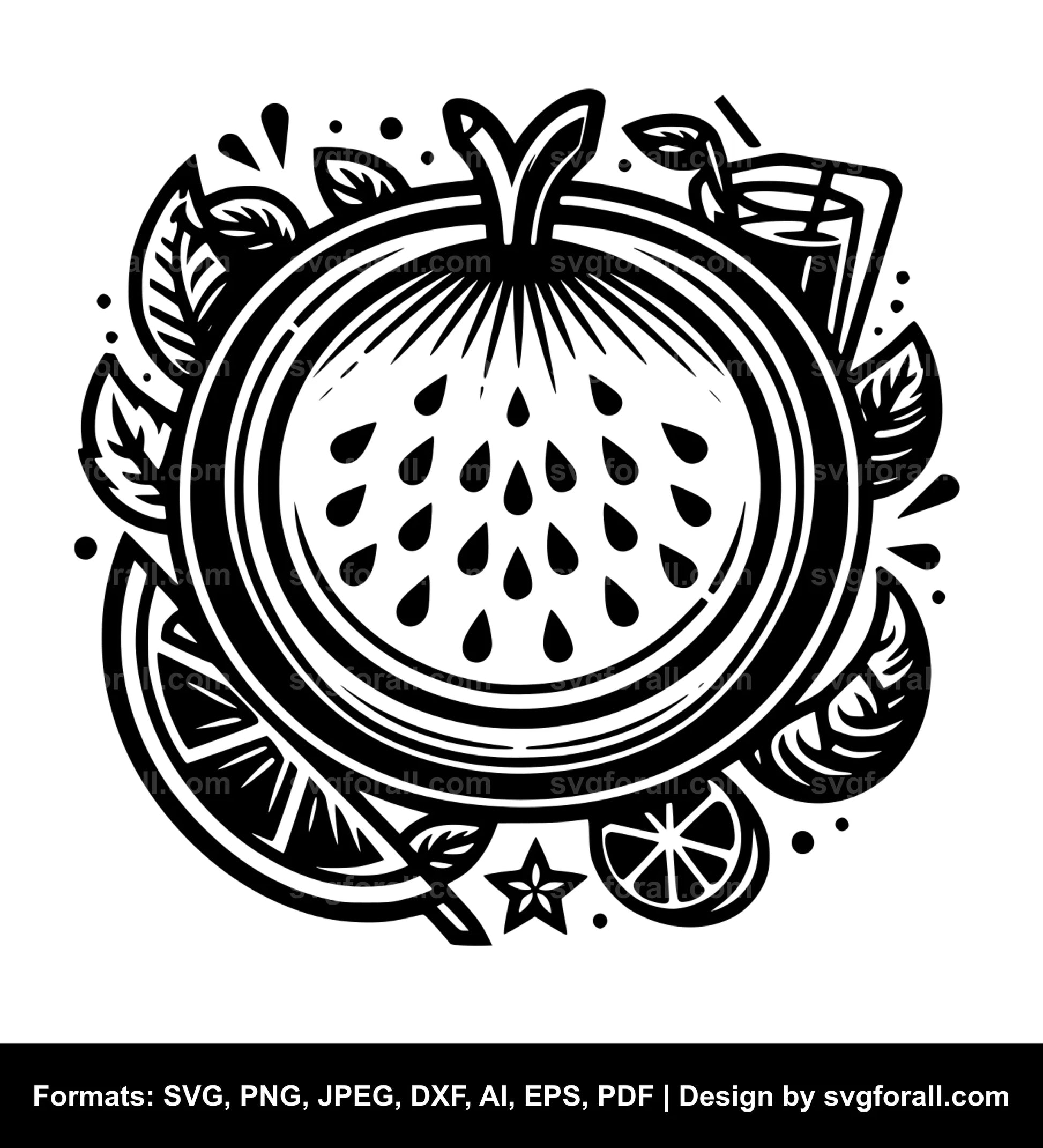 Watermelon SVG PNG