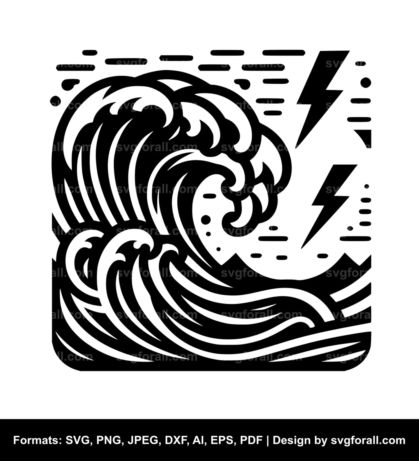 Wave SVG Vector