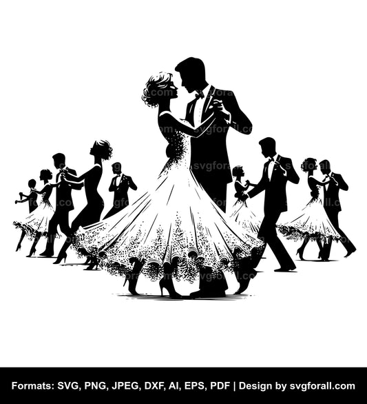 Wedding Dance SVG