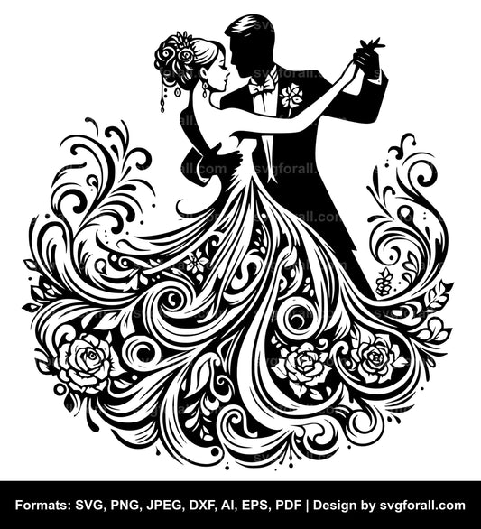 Wedding Dance SVG Design