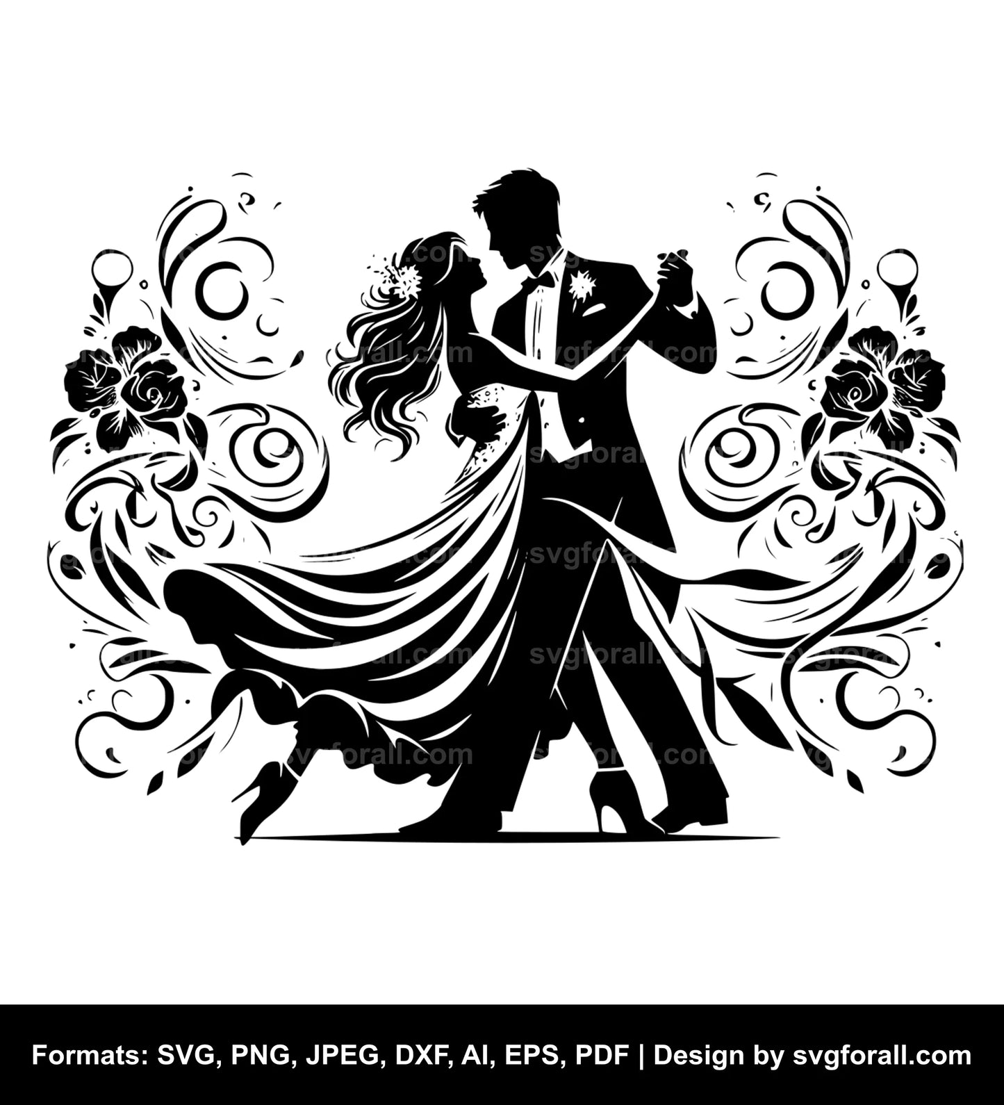 Wedding Dance SVG File