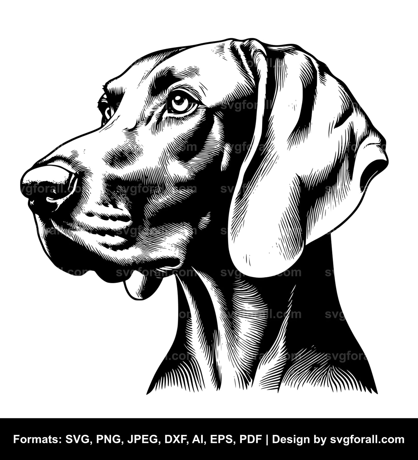 Weimaraner Dog Cricut SVG