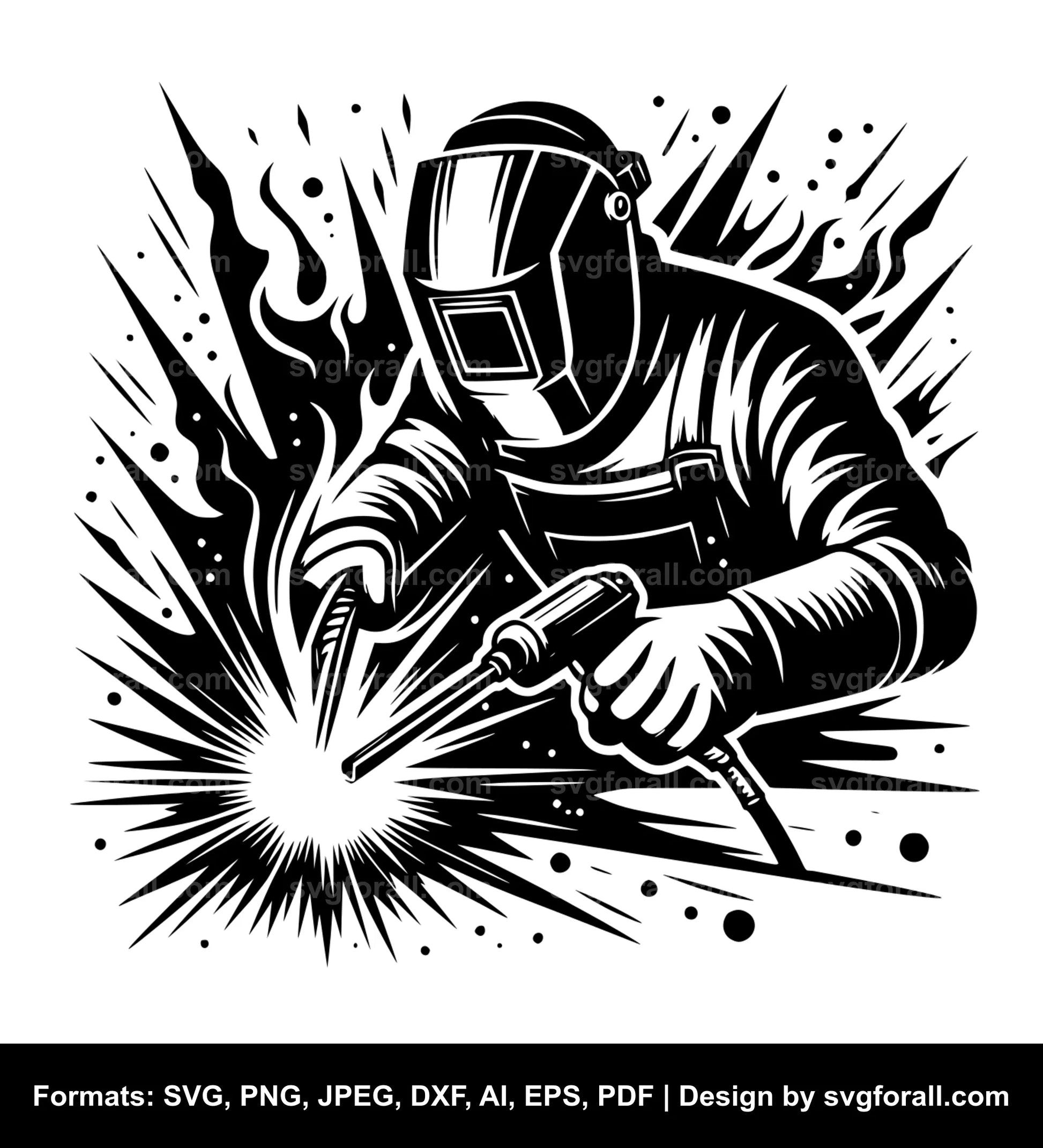 Welder Black SVG