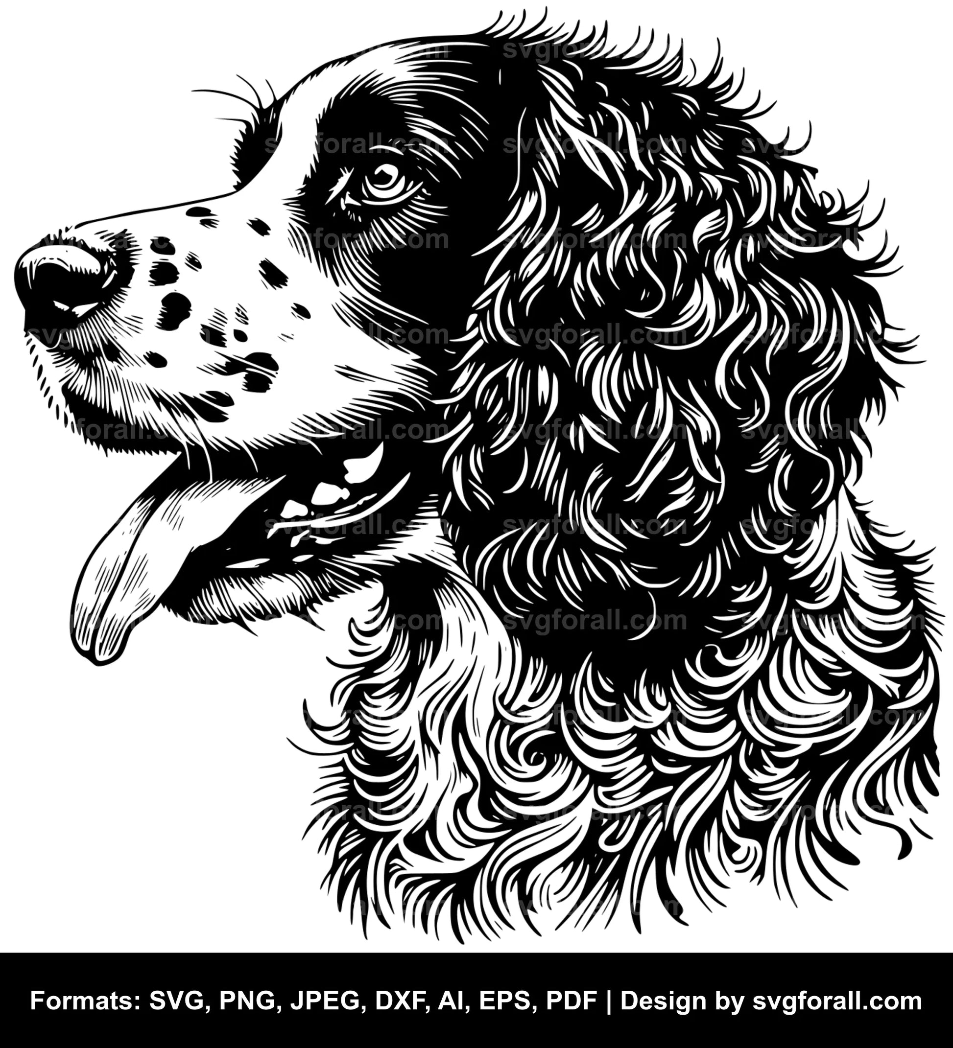 Welsh Springer Spaniel Dog SVG