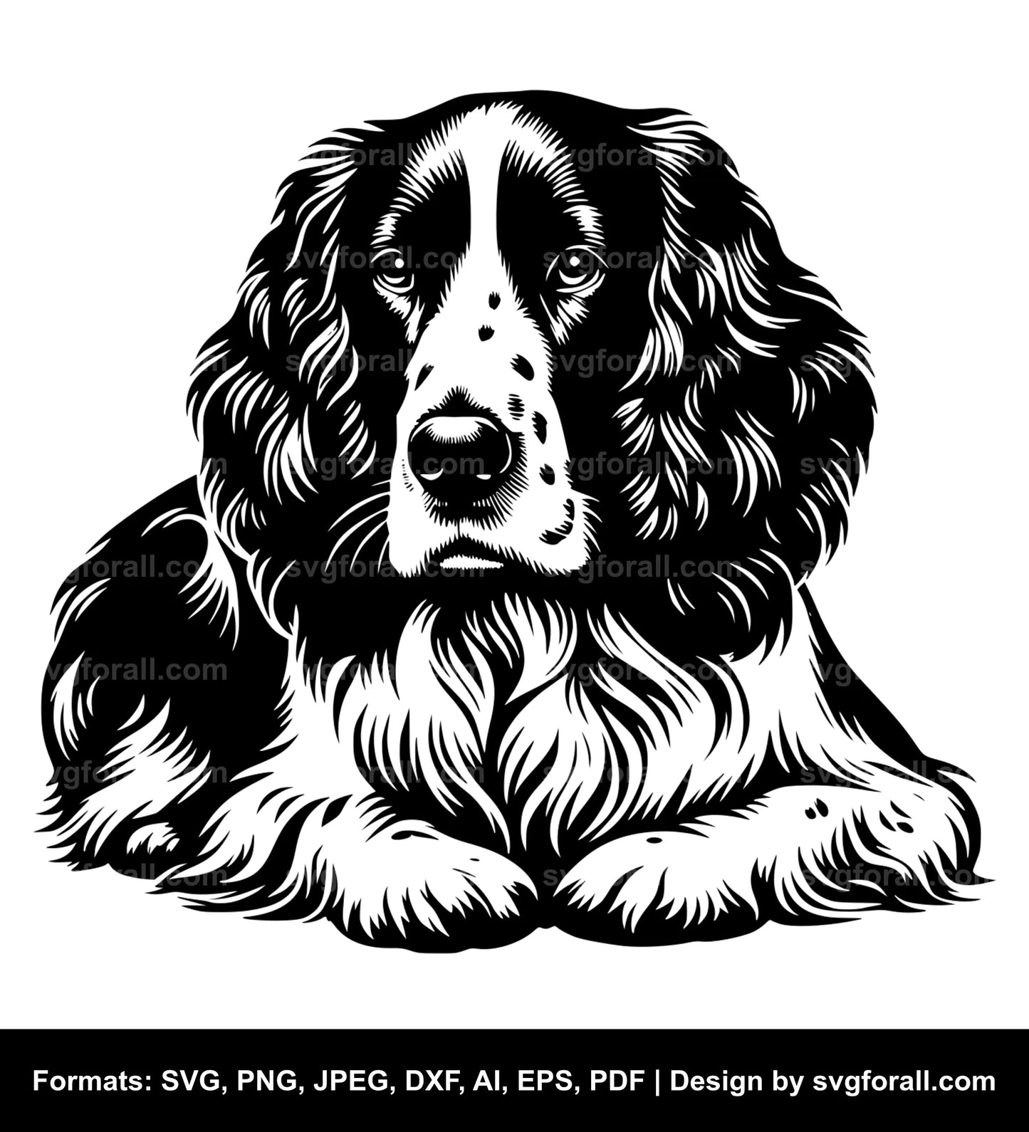 Welsh Springer Spaniel Dog SVG PNG