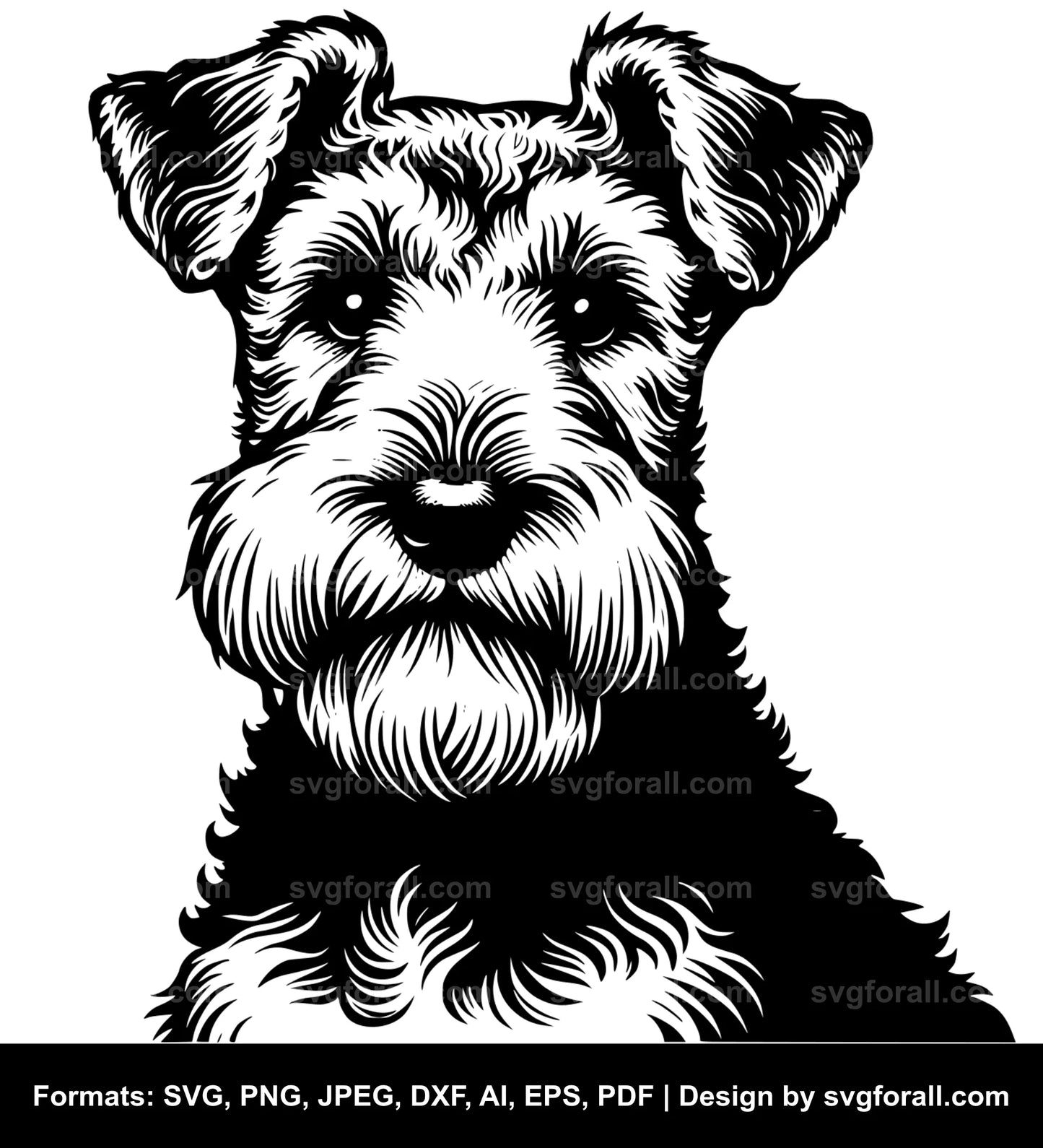 Welsh Terrier Dog SVG File