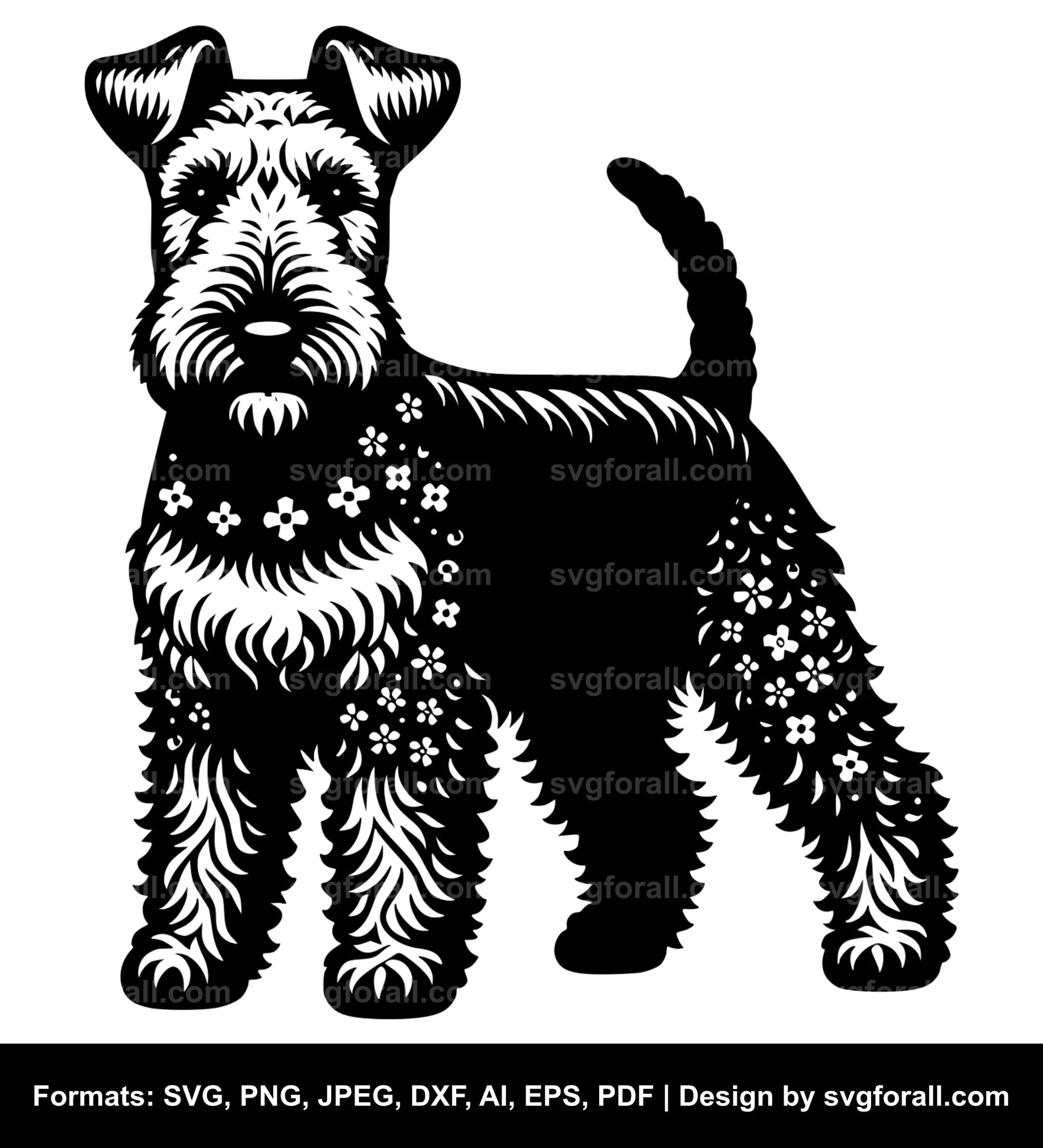 Welsh Terrier Dog SVG PNG