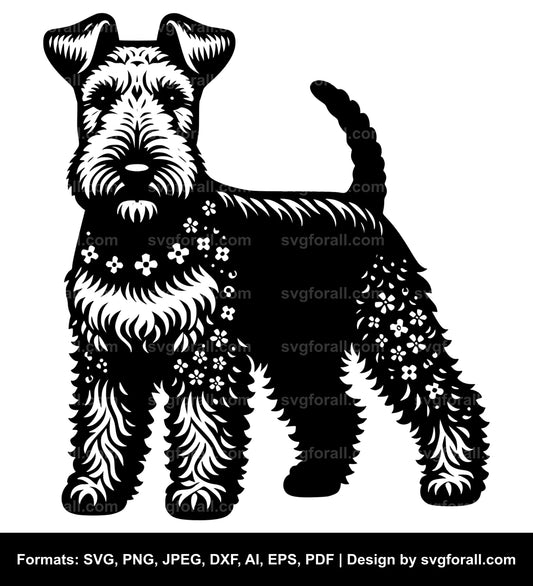 Welsh Terrier Dog SVG PNG