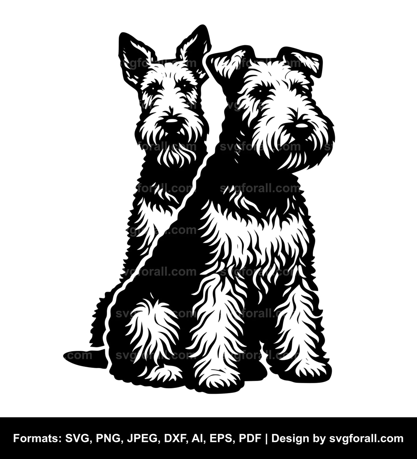 Welsh Terrier Dog SVG Vector