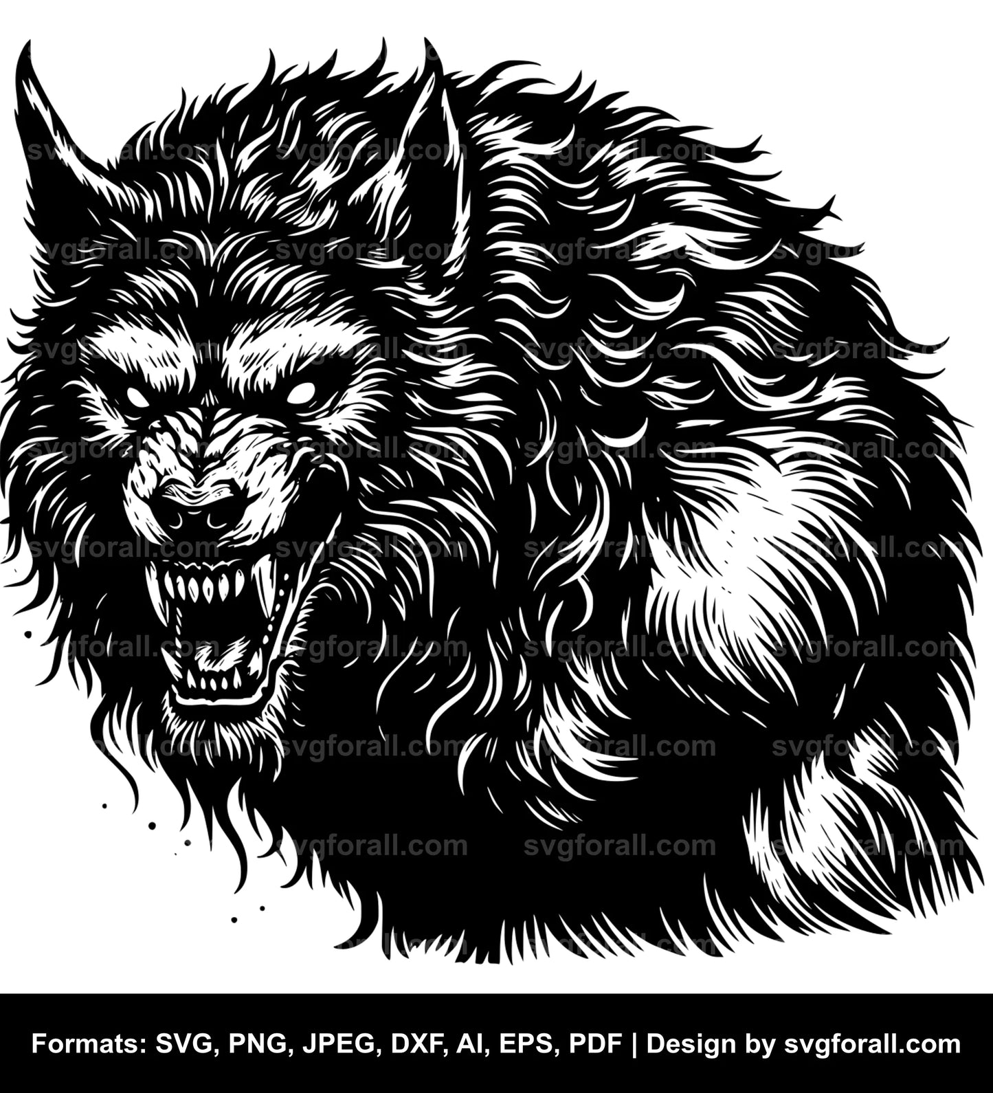 Werewolf Cricut SVG