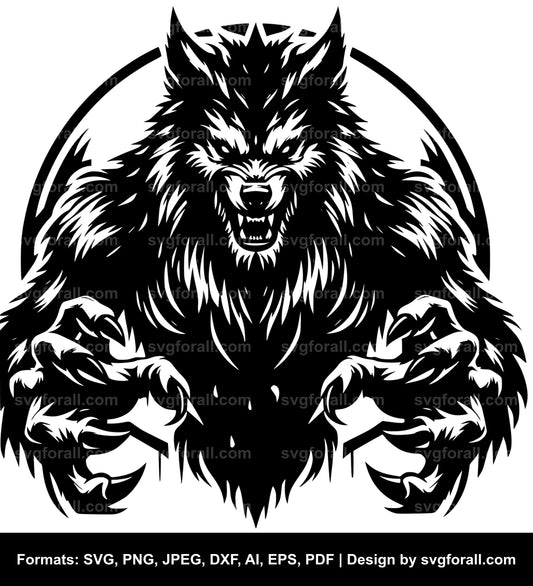 Werewolf SVG Cut File