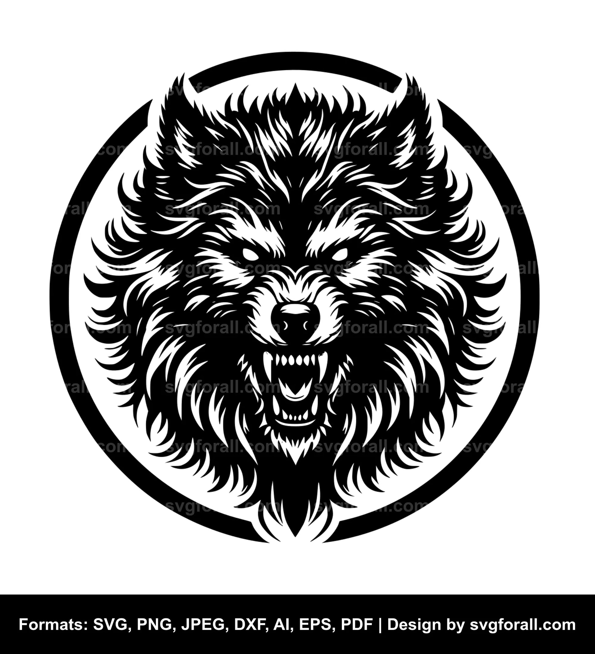 Werewolf SVG Design