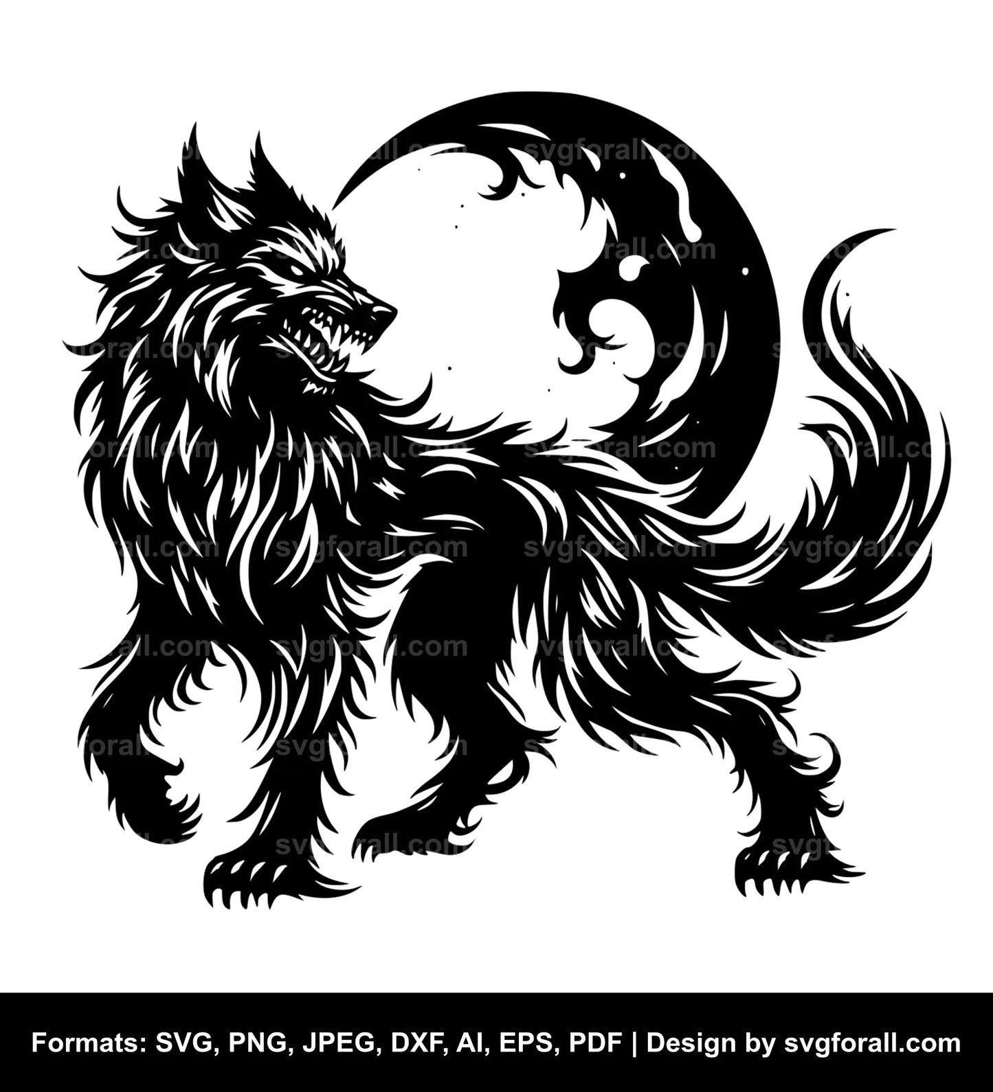 Werewolf SVG PNG