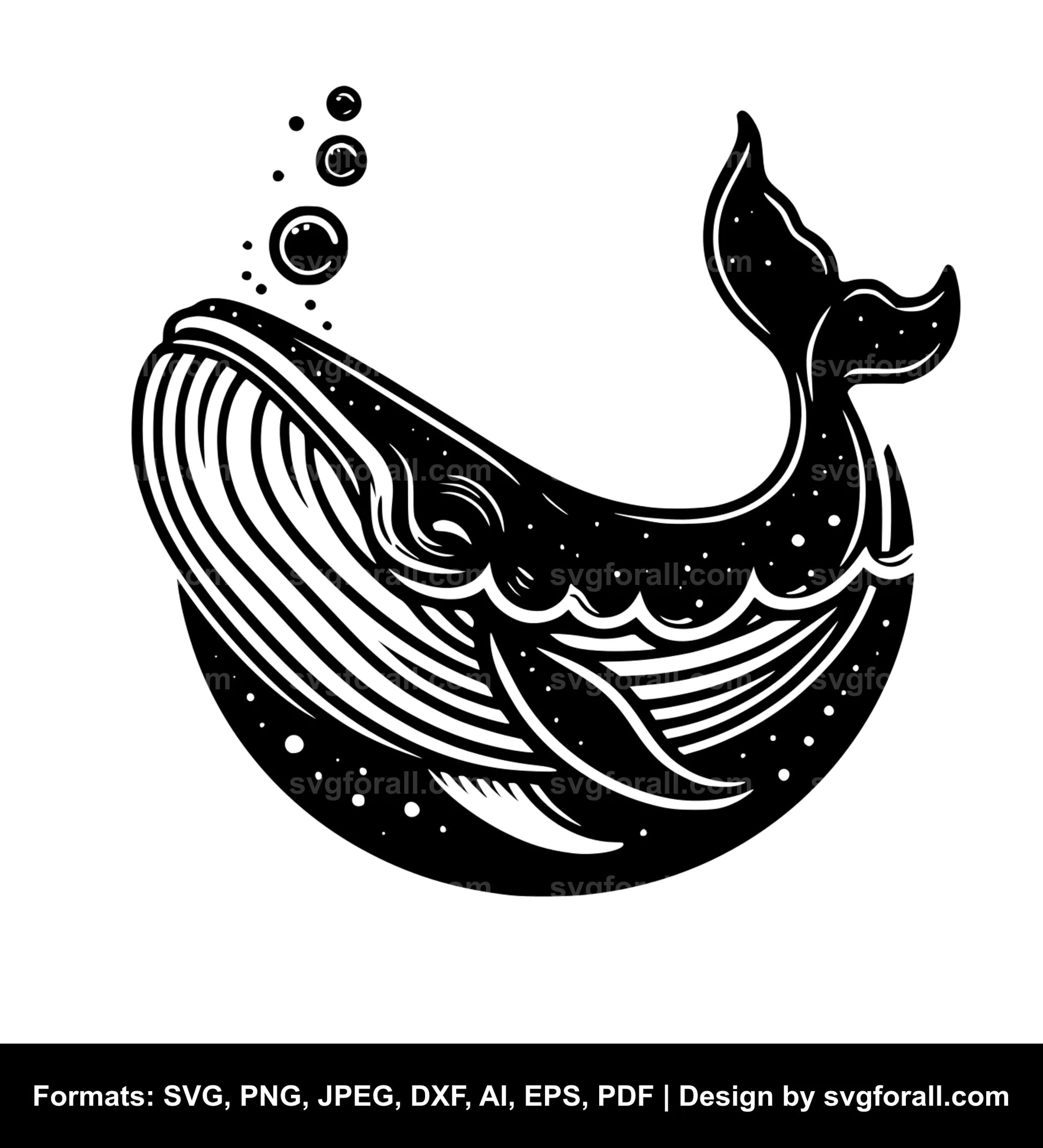 Whale Clipart SVG