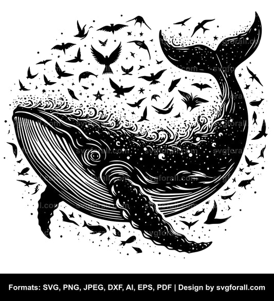 Whale SVG Clipart