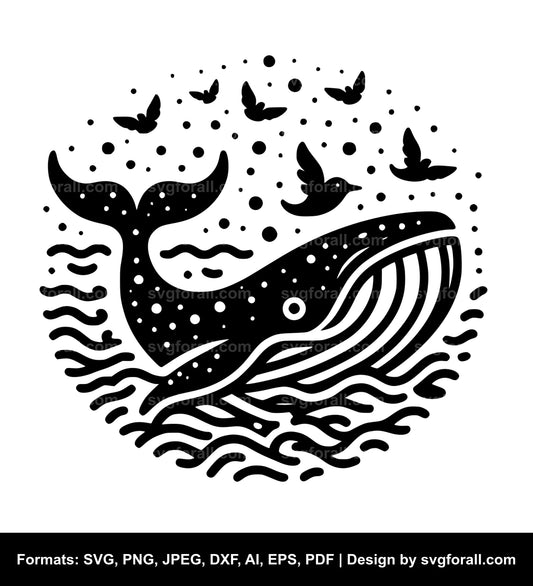 Whale SVG File