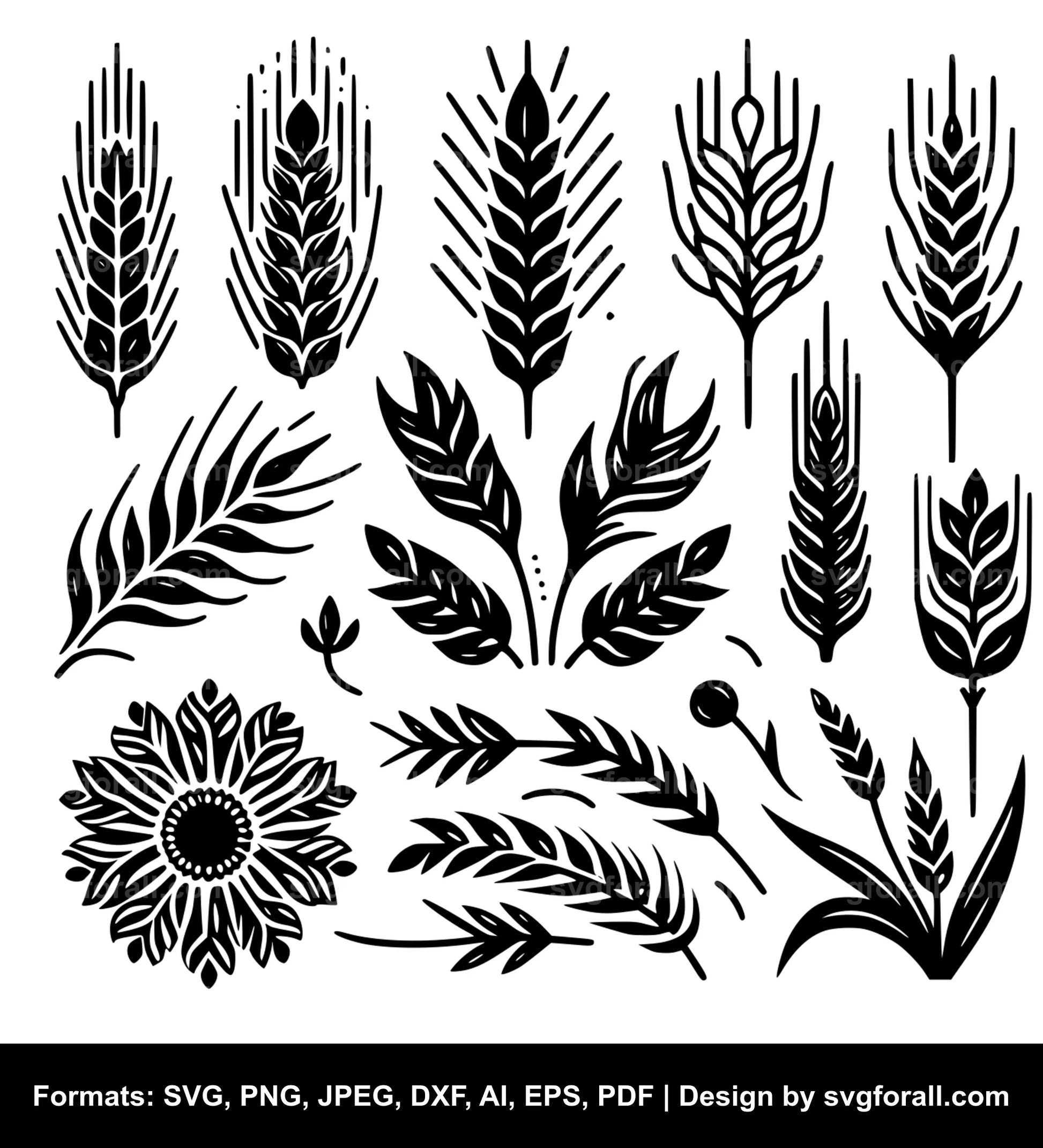 Wheat SVG Design