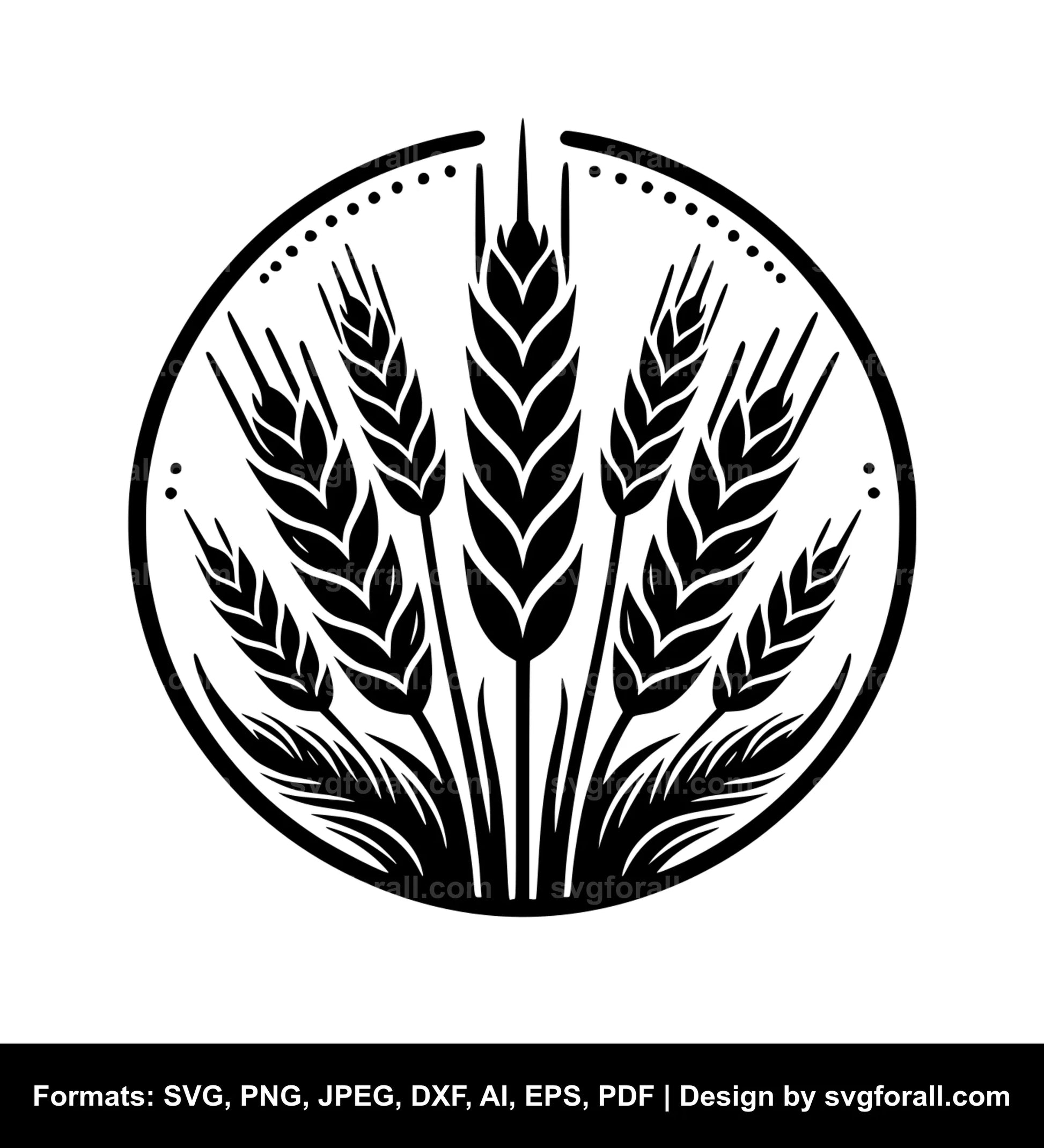 Wheat SVG Vector Image