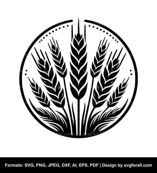 Wheat SVG Vector Image